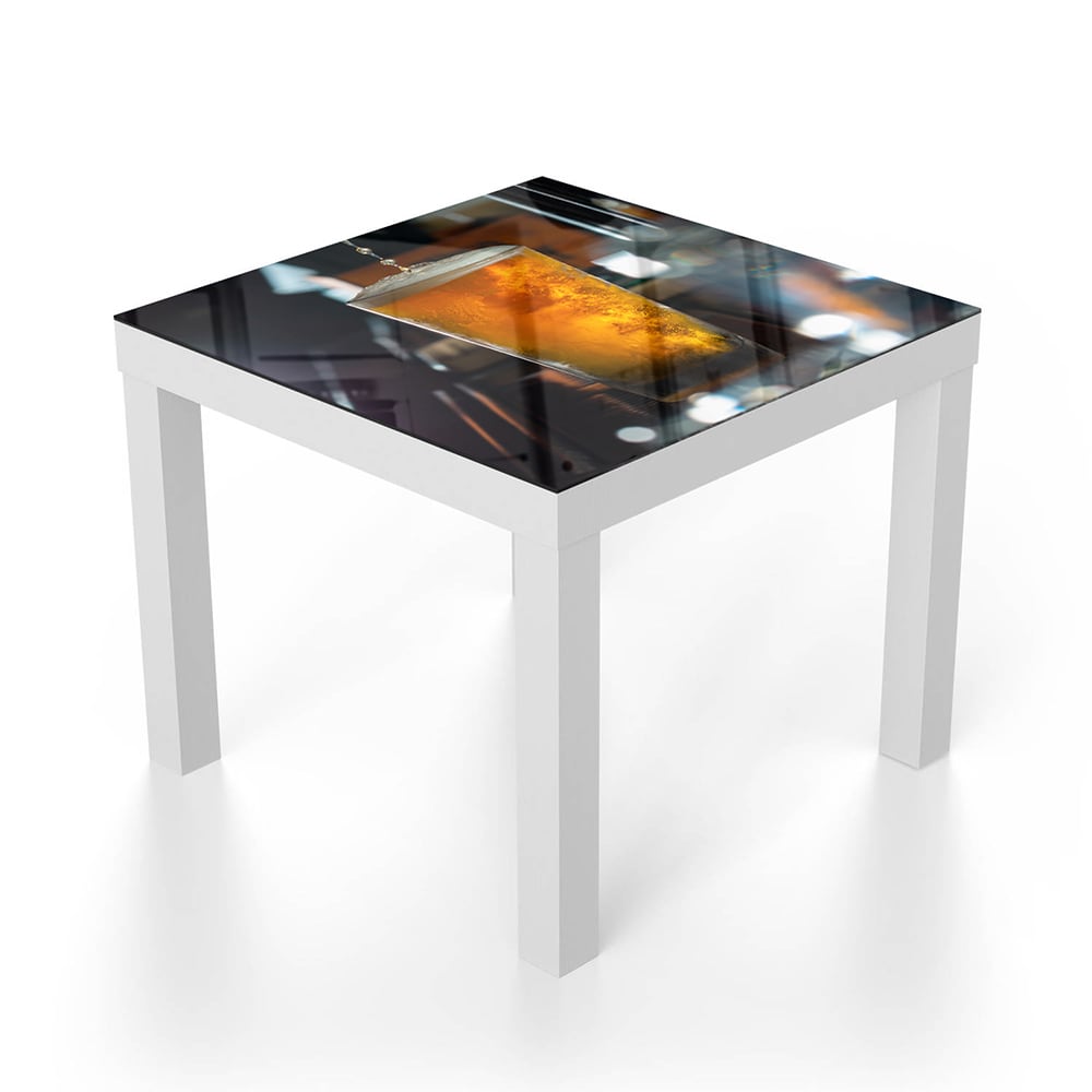 Salontafel 55x55 - Gehard Glas - Vers Getapt Bier