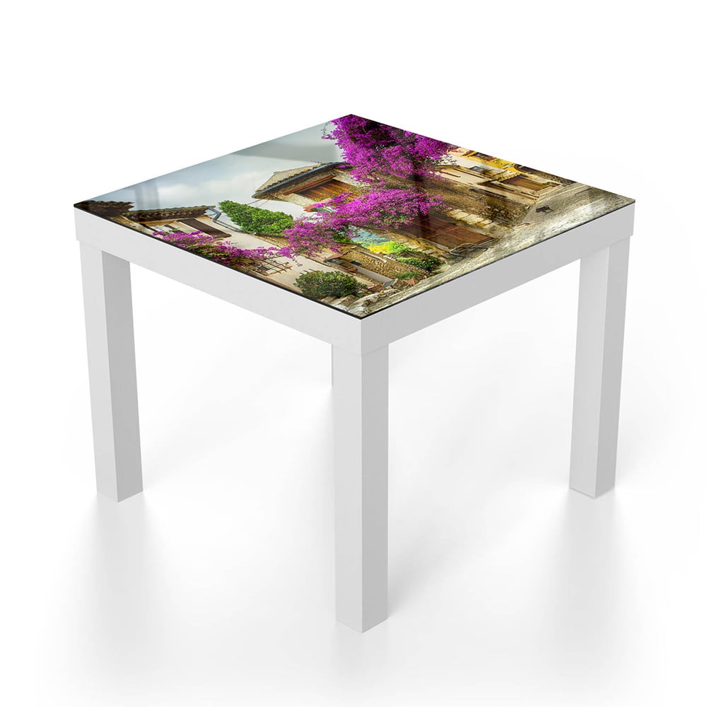 Salontafel 55x55 - Gehard Glas - Oud Stadje in de Provence