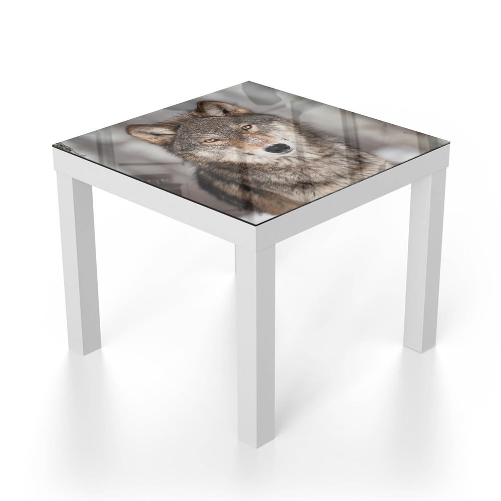 Salontafel 55x55 - Gehard Glas - Grijze Wolf