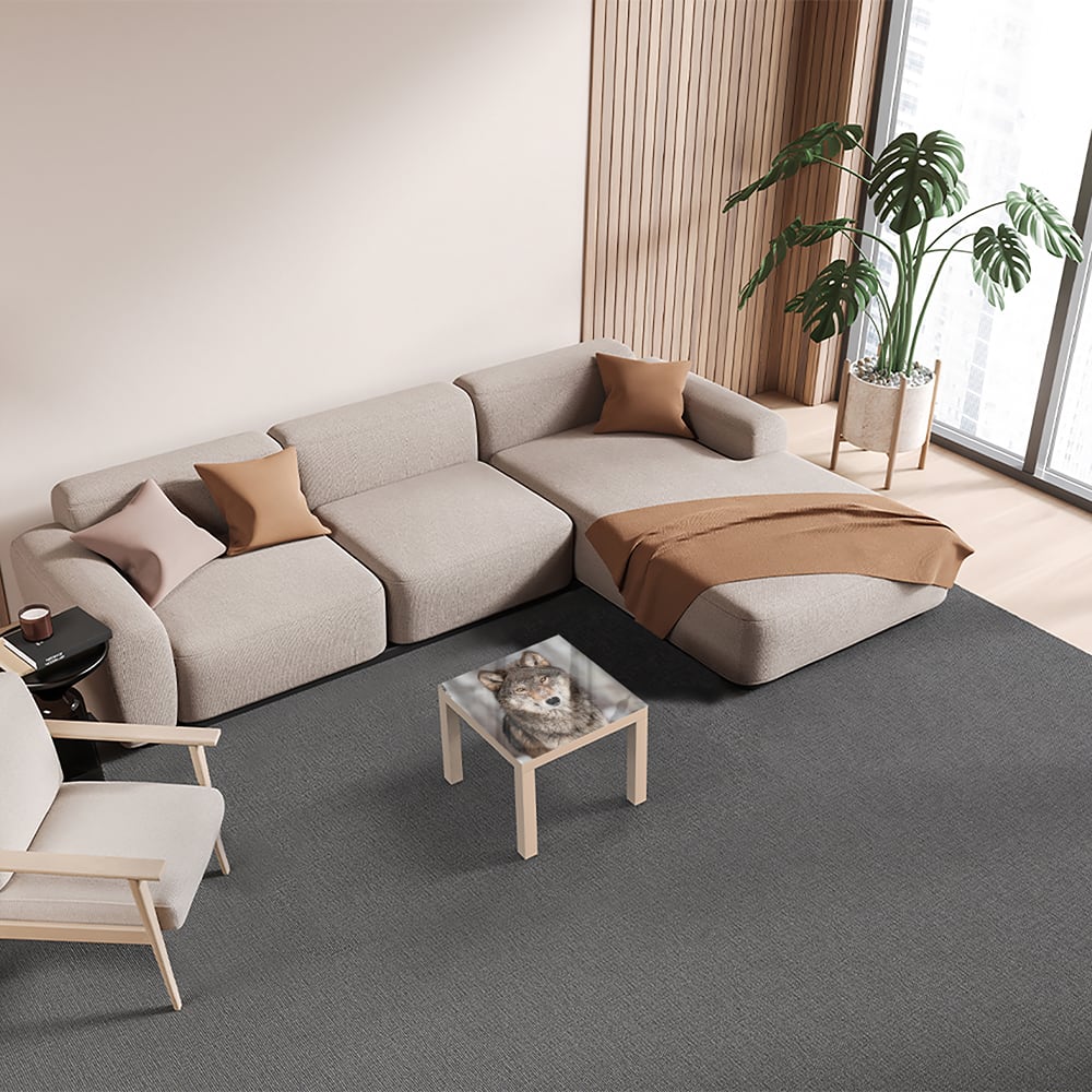 Salontafel 55x55 - Gehard Glas - Grijze Wolf