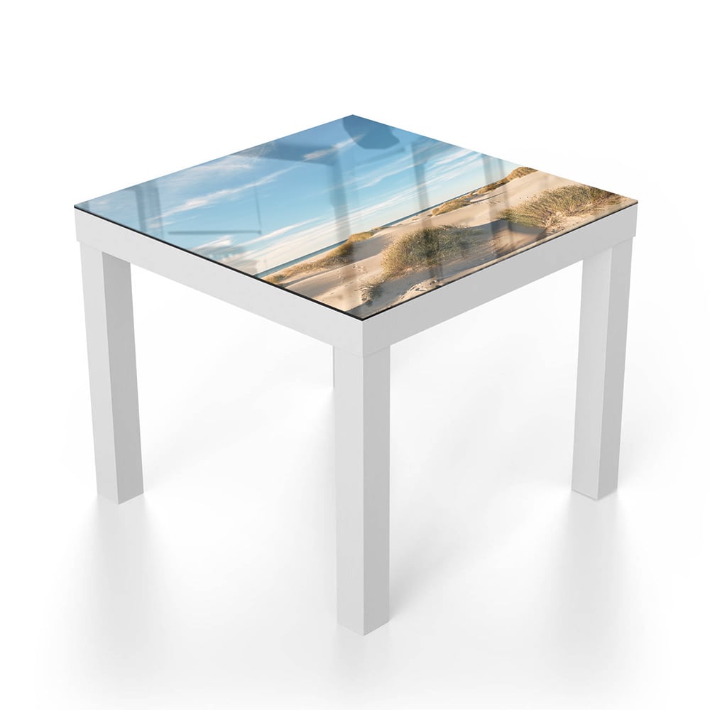 Salontafel 55x55 - Gehard Glas - Duinen bij Deense Kust