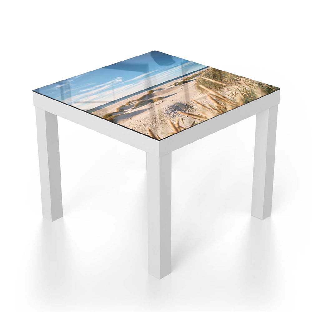 Salontafel 55x55 - Gehard Glas - Duinen in Denemarken