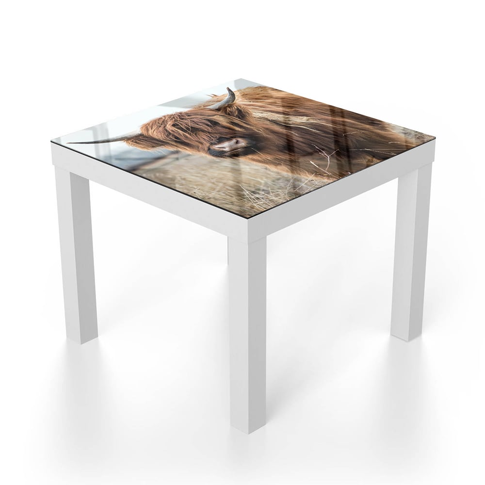 Salontafel 55x55 - Gehard Glas - Wilde Hooglander