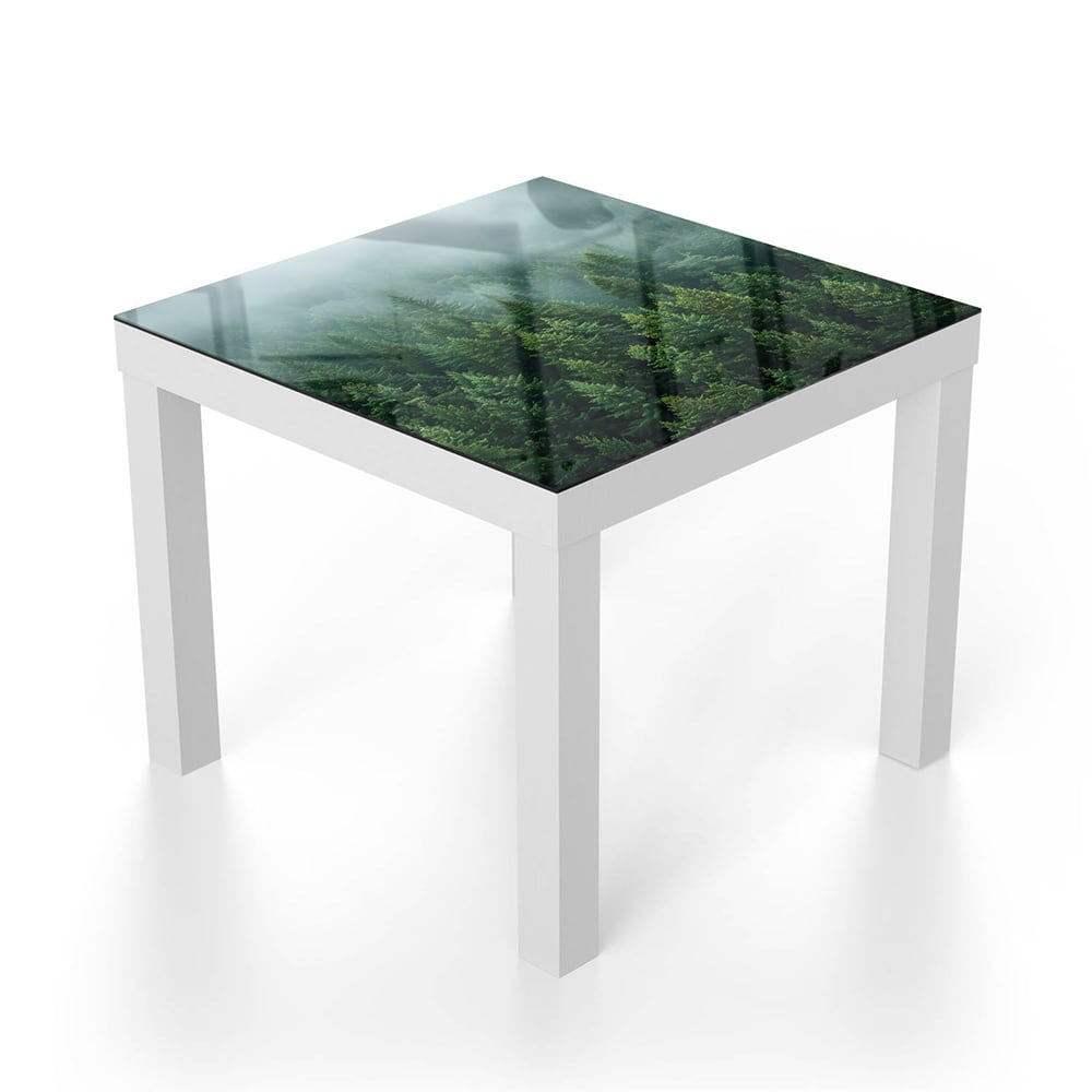 Salontafel 55x55 - Gehard Glas - Dicht Groen Bos