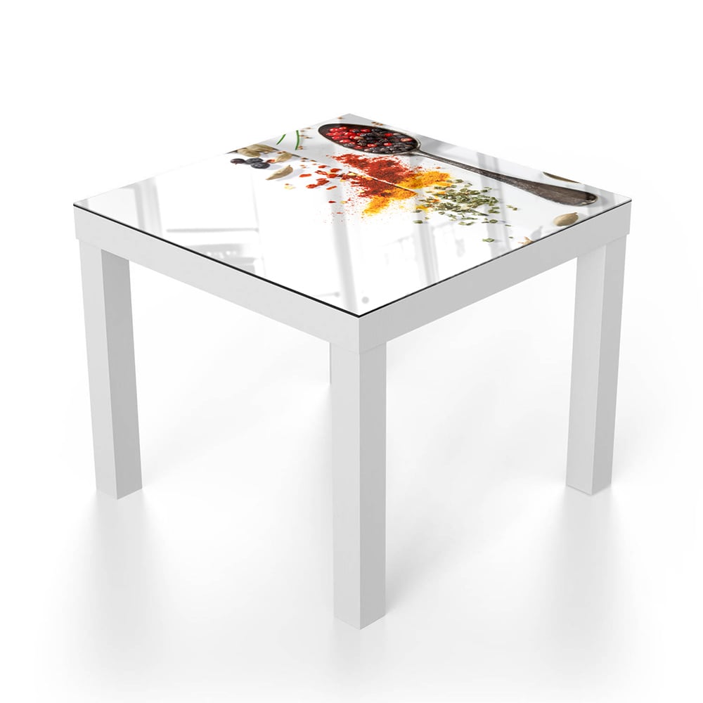 Salontafel 55x55 - Gehard Glas - Specerijenpalet