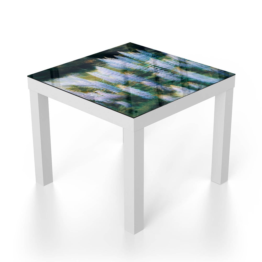 Salontafel 55x55 - Gehard Glas - Dromerige Bloemen