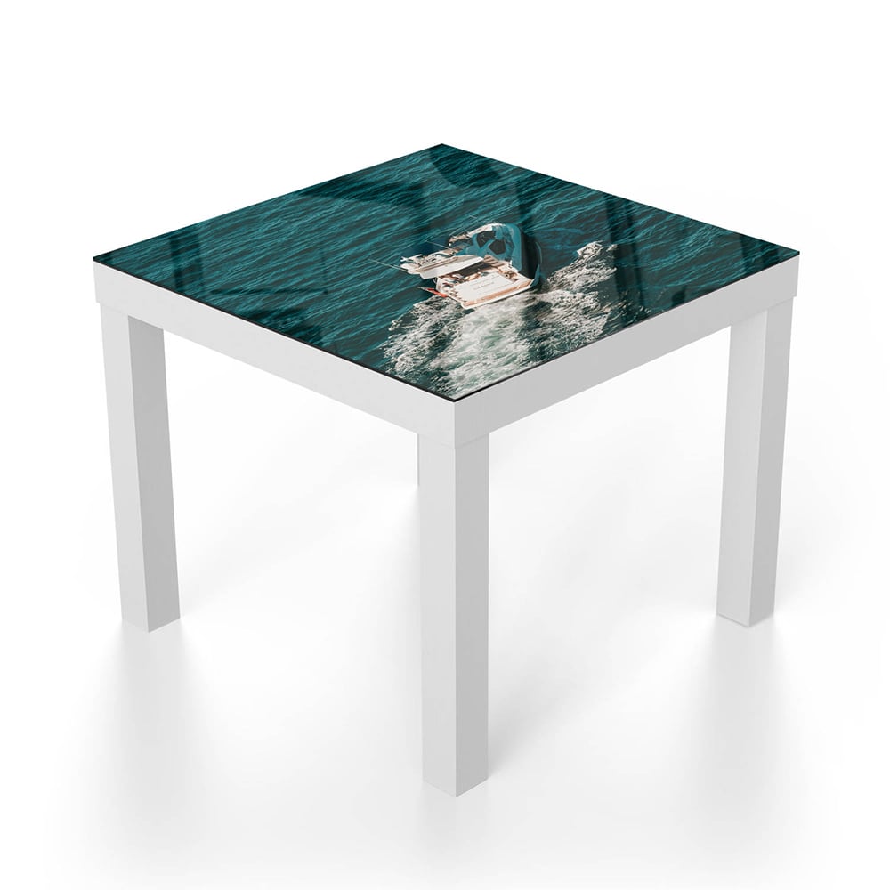 Salontafel 55x55 - Gehard Glas - Yacht op het water