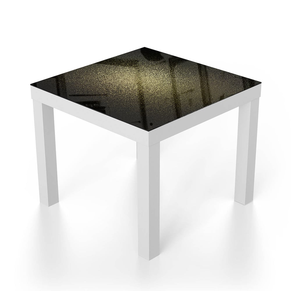 Salontafel 55x55 - Gehard Glas - Subtiele Gouden Gloed