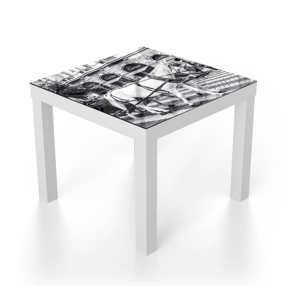 Salontafel 55x55 - Gehard Glas - Paard en Wagen voor Cartier Winkel