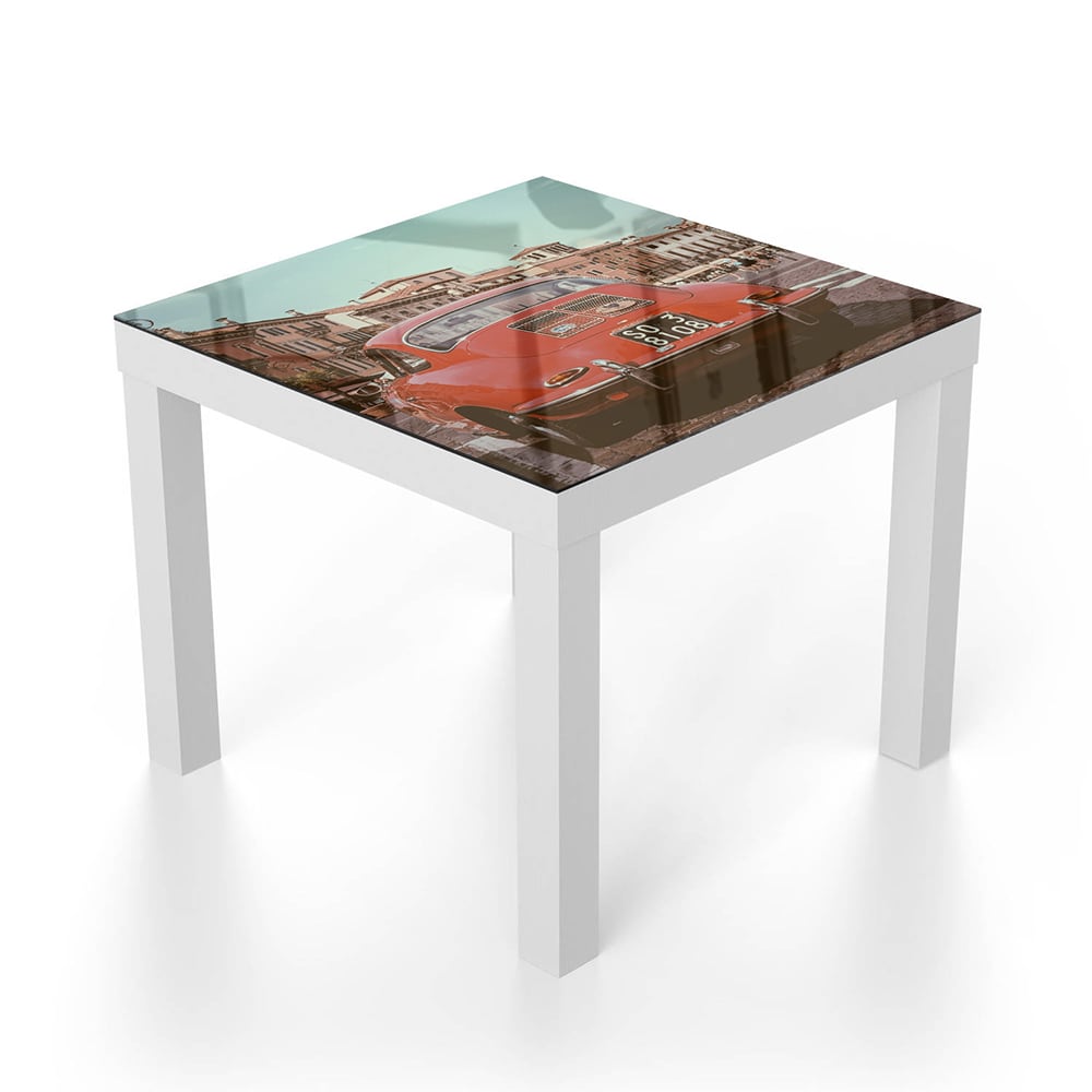 Salontafel 55x55 - Gehard Glas - Vintage Volkswagen