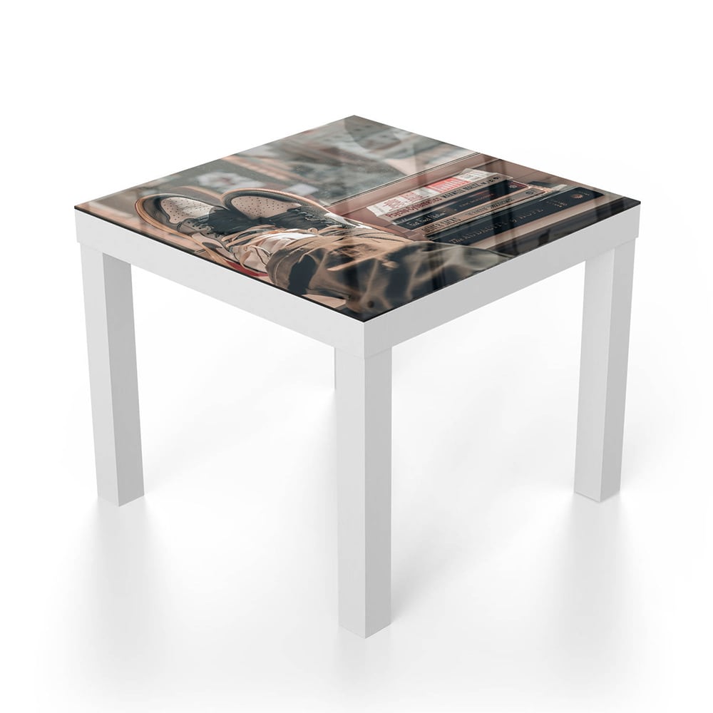 Salontafel 55x55 - Gehard Glas - Jordan Schoenen