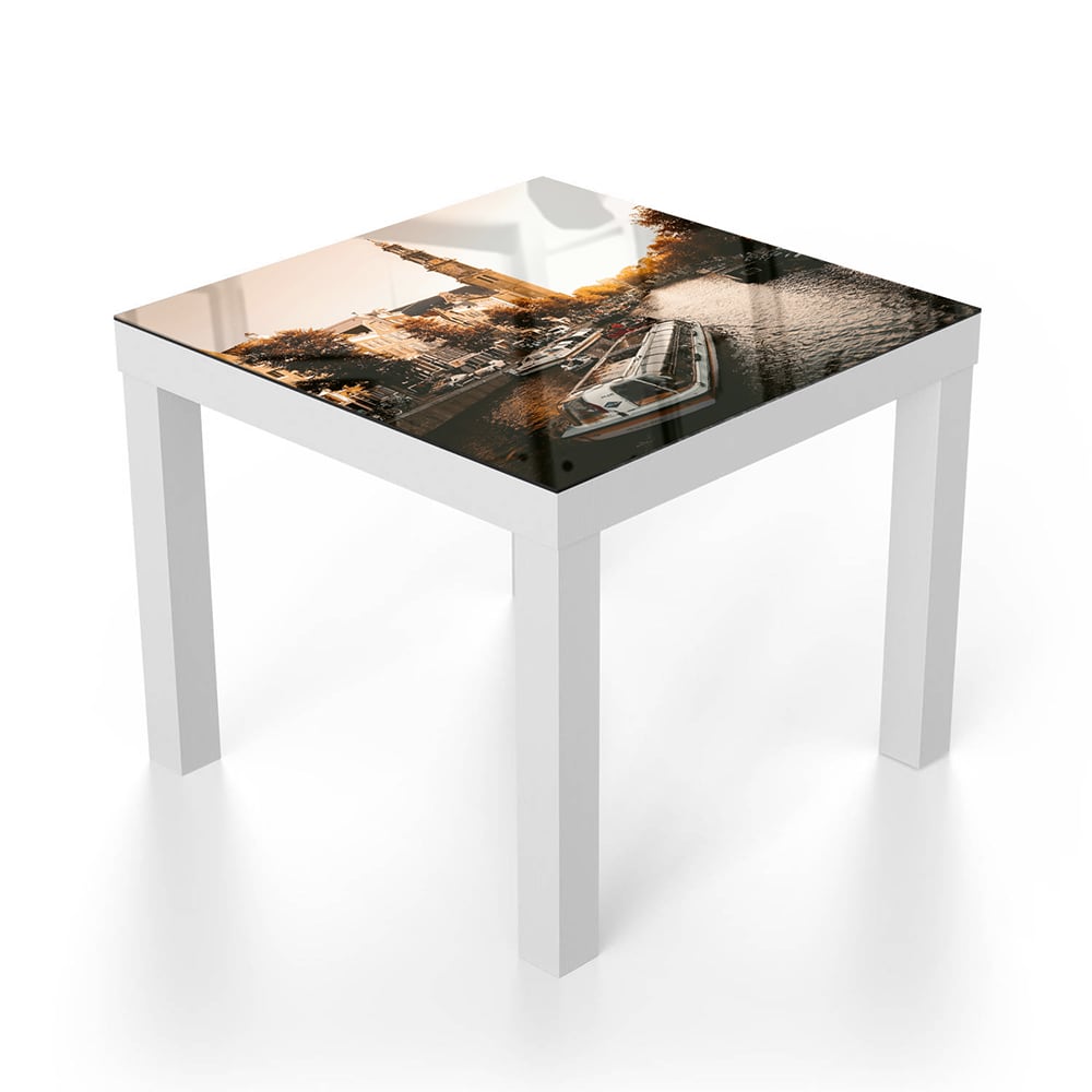 Salontafel 55x55 - Gehard Glas - Amsterdamse Herfst