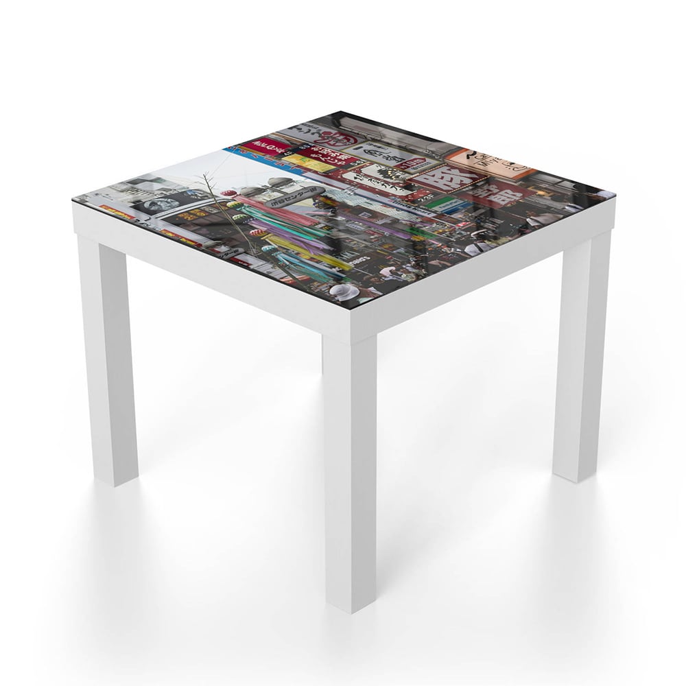 Salontafel 55x55 - Gehard Glas - Straat in Japan