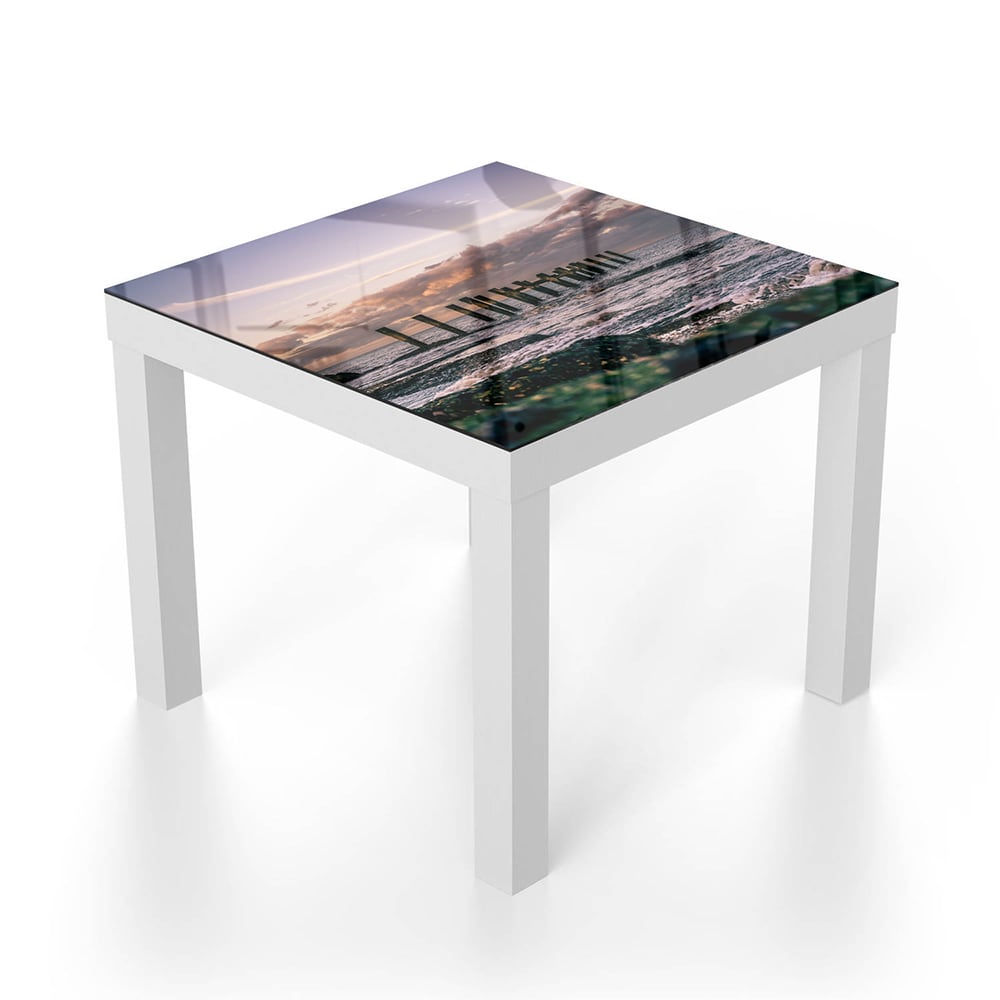 Salontafel 55x55 - Gehard Glas - Oude Pijlers in de Zee