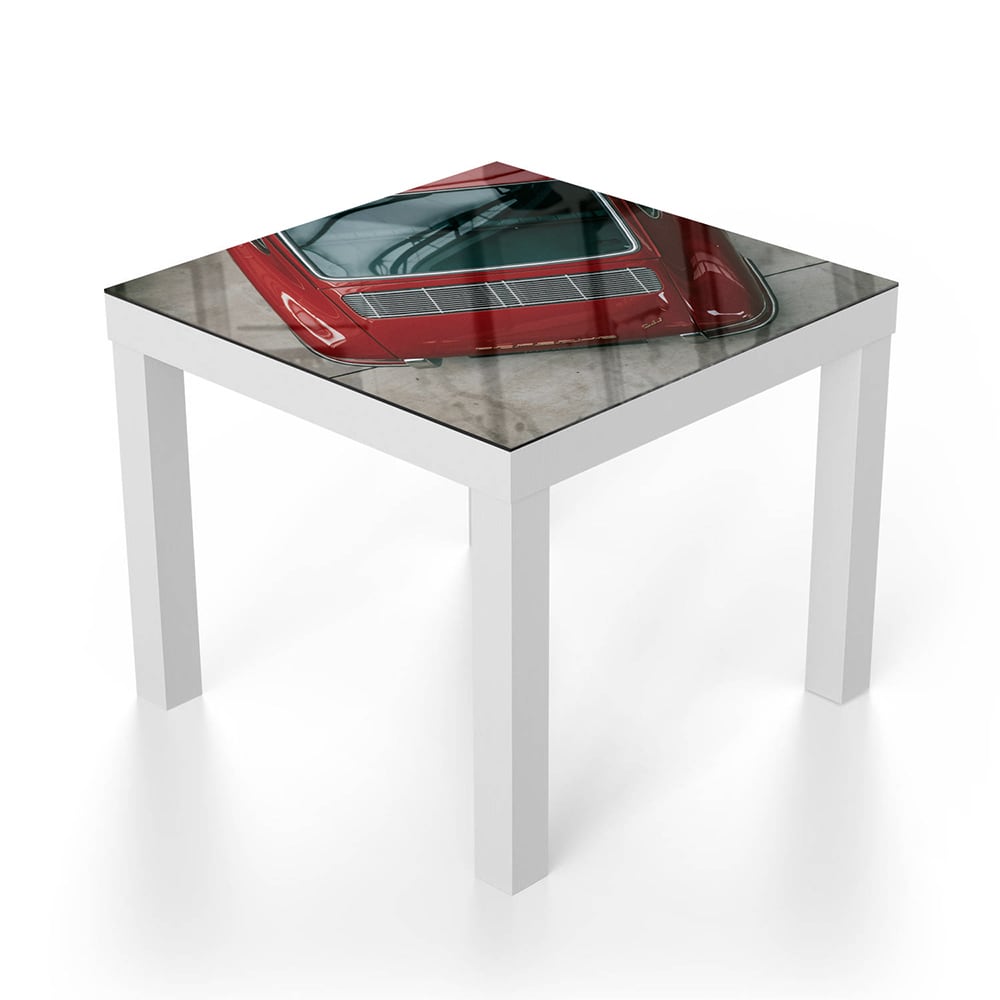 Salontafel 55x55 - Gehard Glas - Porsche 911