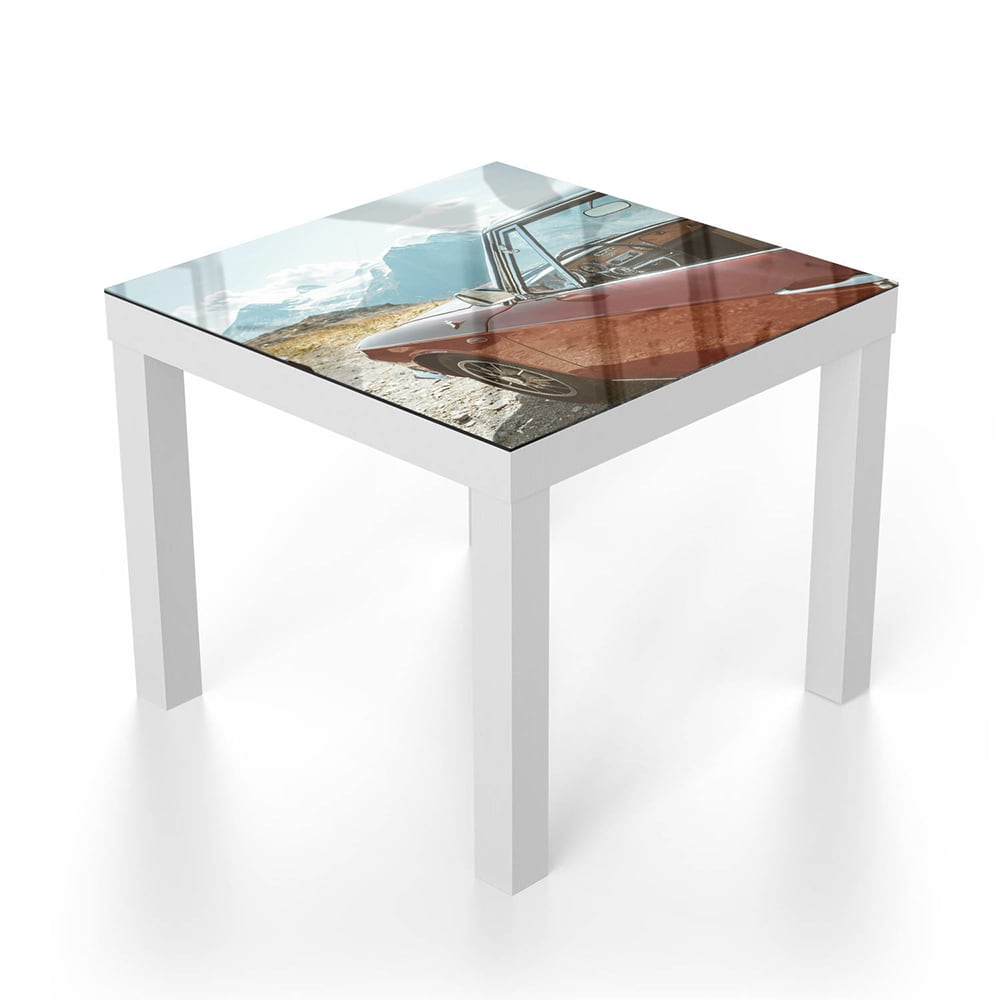 Salontafel 55x55 - Gehard Glas - Karmann Ghia