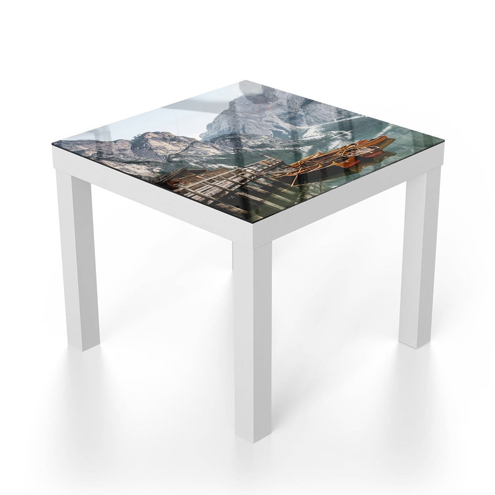 Salontafel 55x55 - Gehard Glas - Pragser Wildsee