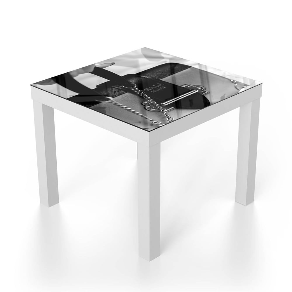 Salontafel 55x55 - Gehard Glas - Prada Milano tas