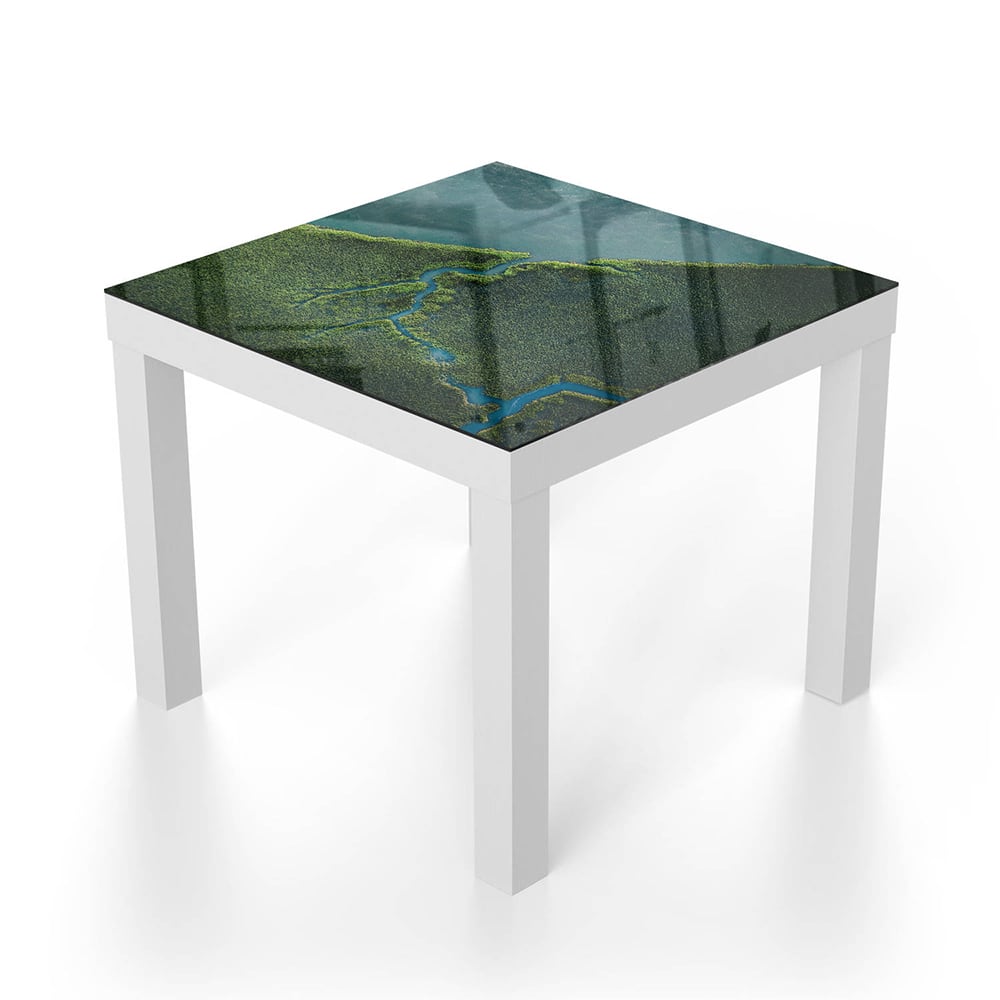 Salontafel 55x55 - Gehard Glas - Mangrovebos van Bovenaf