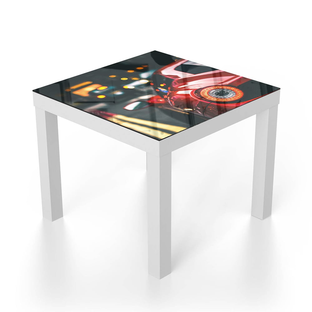 Salontafel 55x55 - Gehard Glas - Ferrari 458 Spider