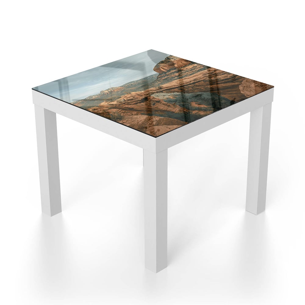 Salontafel 55x55 - Gehard Glas - Rotsen in de Canyons