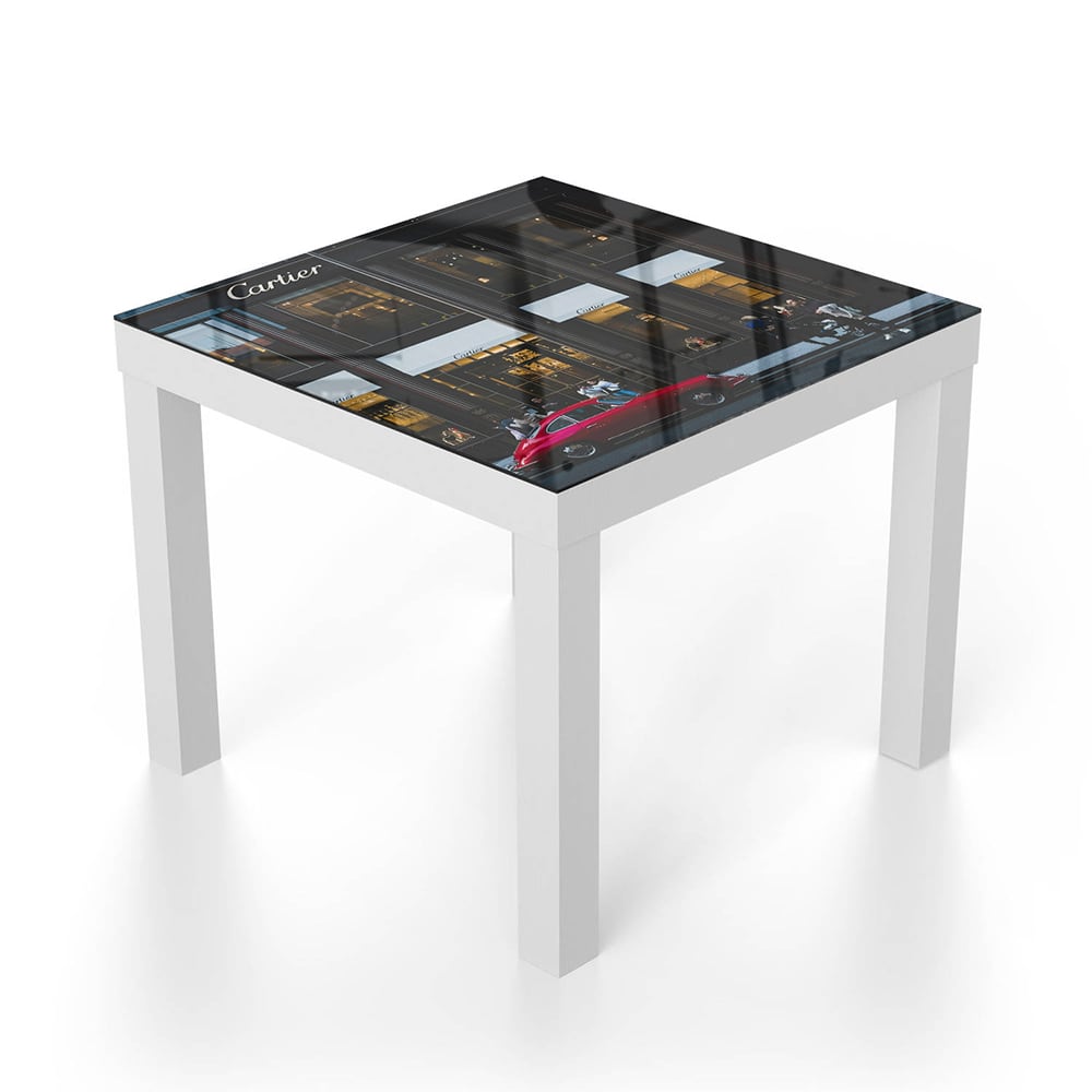 Salontafel 55x55 - Gehard Glas - Cartier Winkel Front