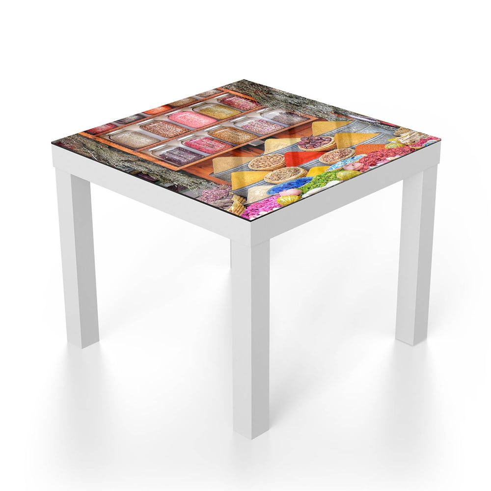 Salontafel 55x55 - Gehard Glas - Specerijenwinkel