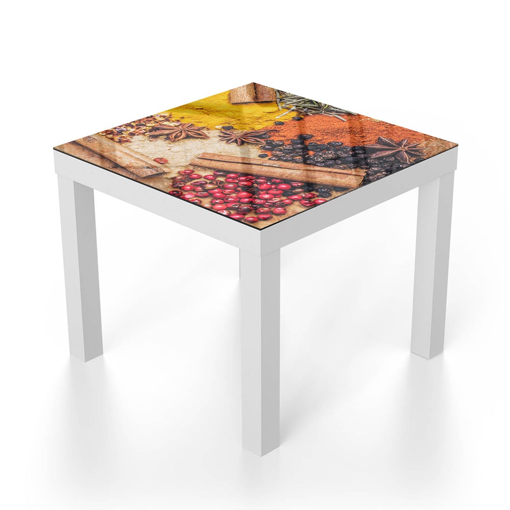 Salontafel 55x55 - Gehard Glas - Kruidenpalet