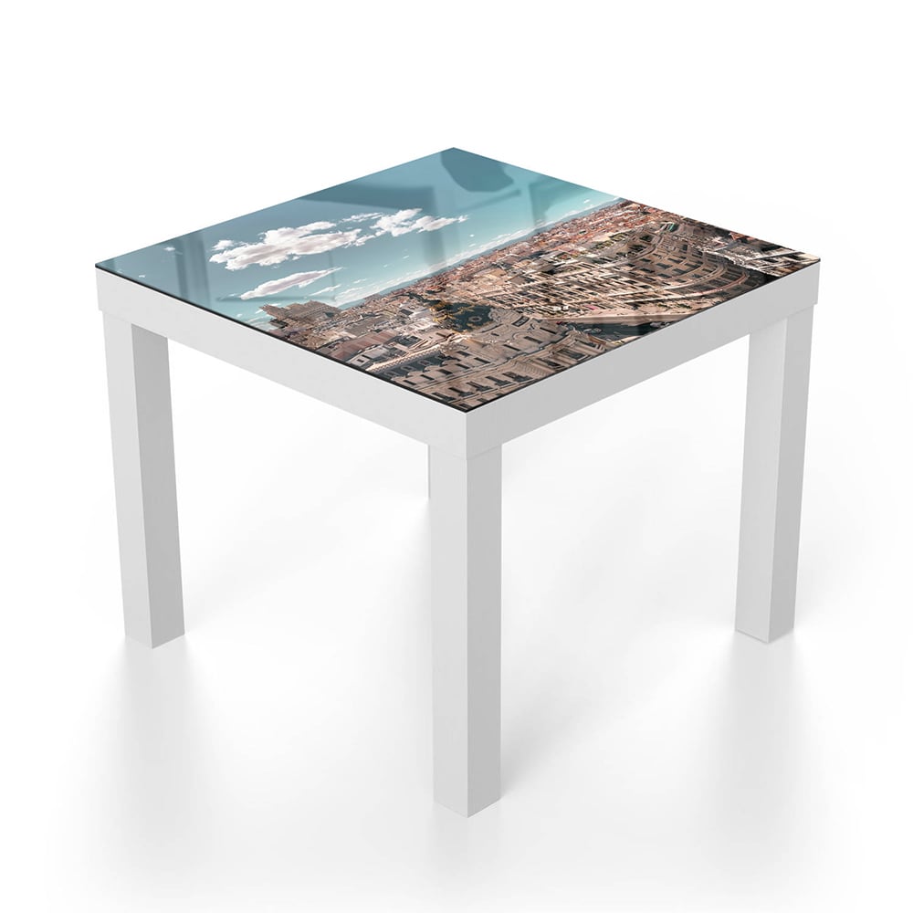 Salontafel 55x55 - Gehard Glas - Straten van Madrid