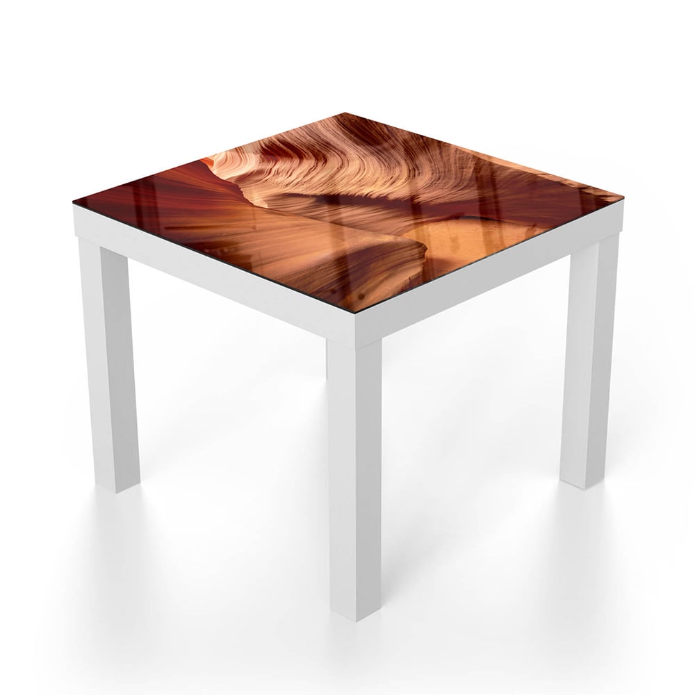 Salontafel 55x55 - Gehard Glas - Diep in de Antelope Canyon