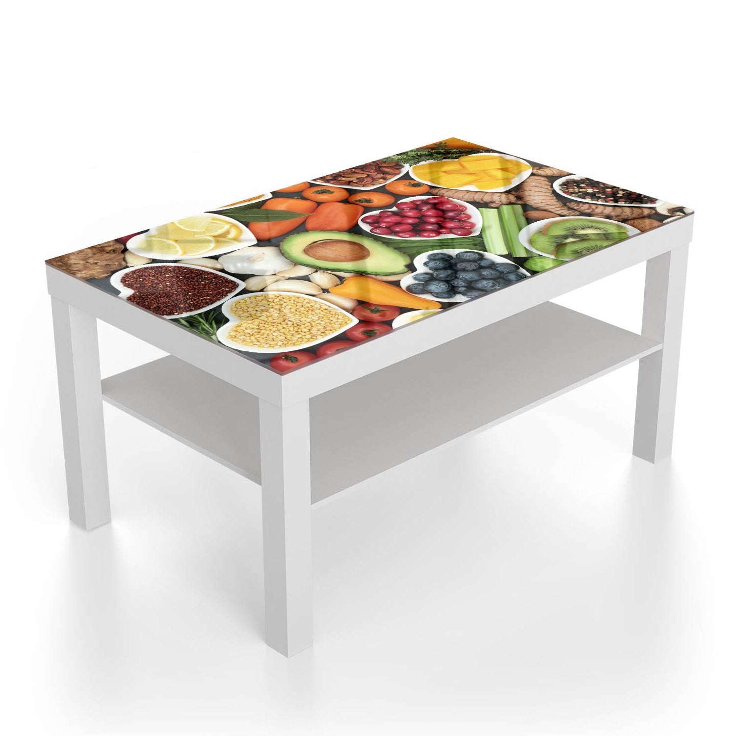 Salontafel 90x55 - Gehard Glas - Gezonde Ingrediënten