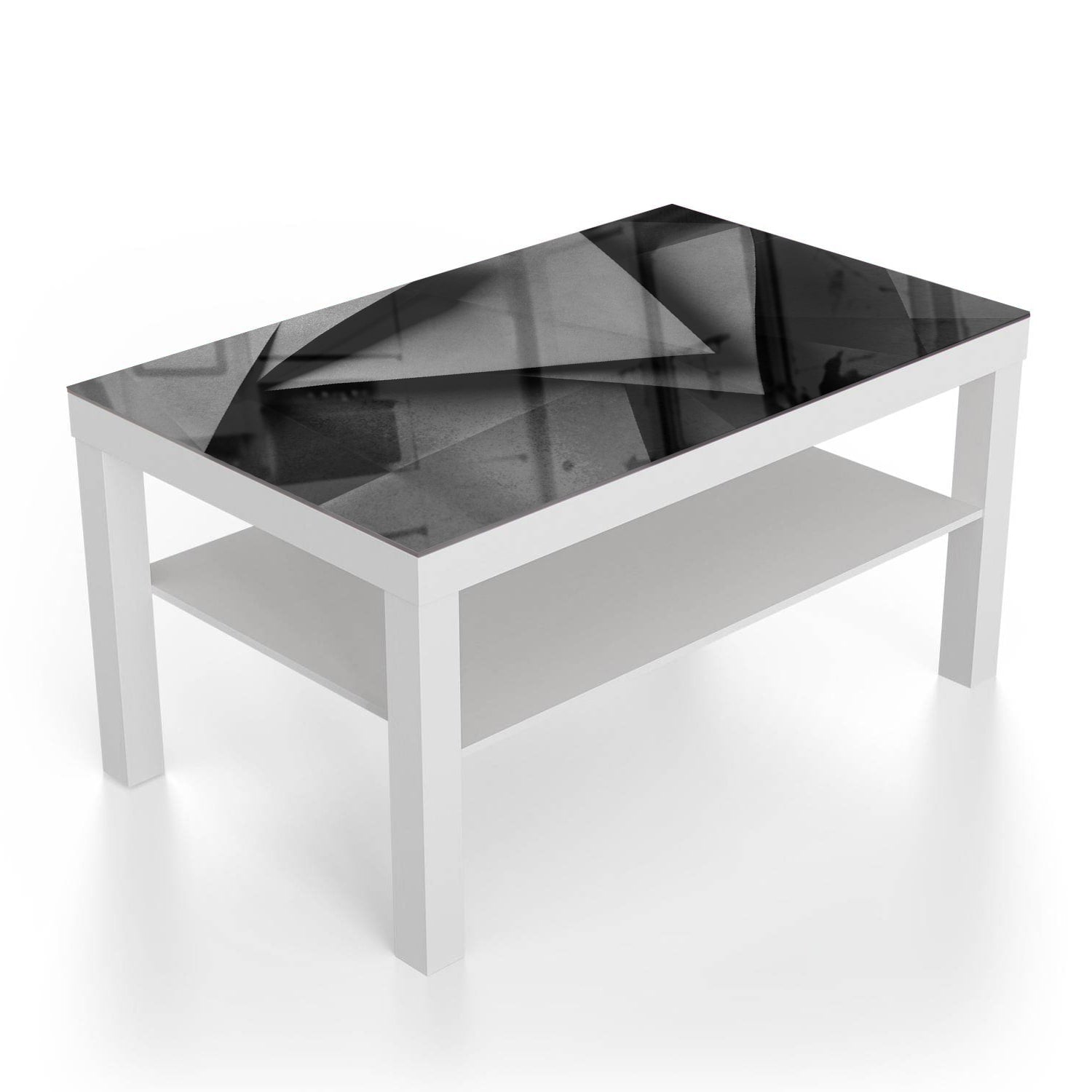 Salontafel 90x55 - Gehard Glas - Geometrishe Vormen