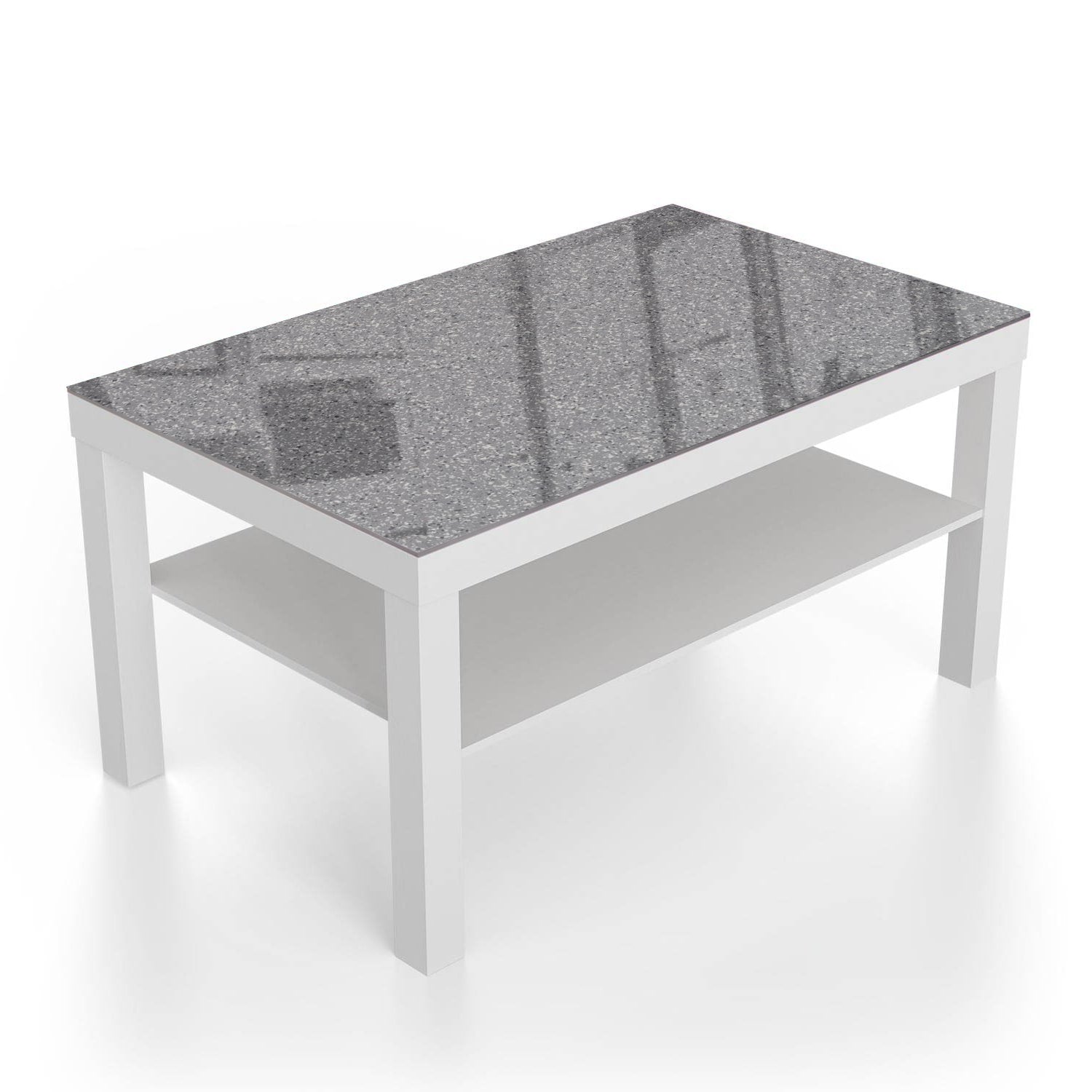 Salontafel 90x55 - Gehard Glas - Grijs Graniet