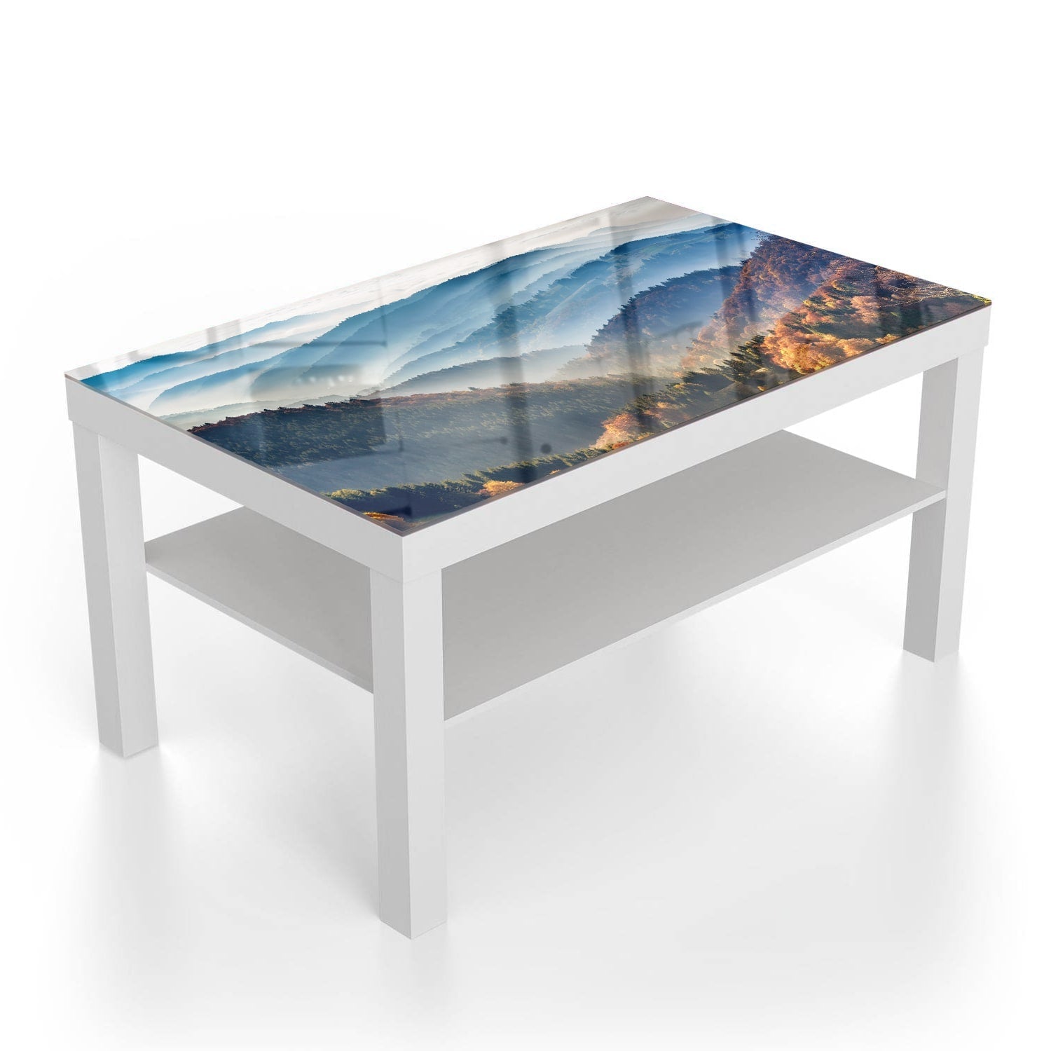 Salontafel 90x55 - Gehard Glas - Bergen Landschap