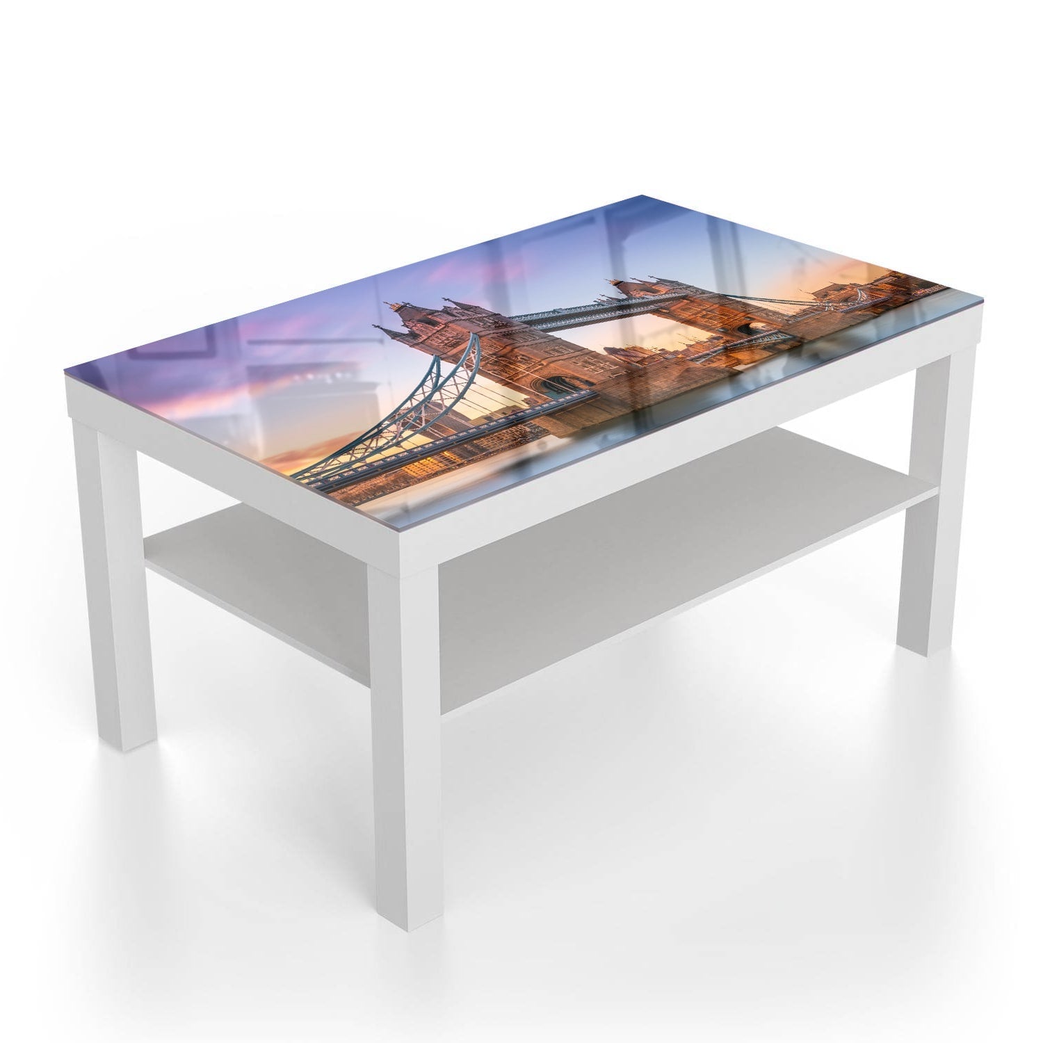 Salontafel 90x55 - Gehard Glas - Tower Bridge bij Zonsondergang