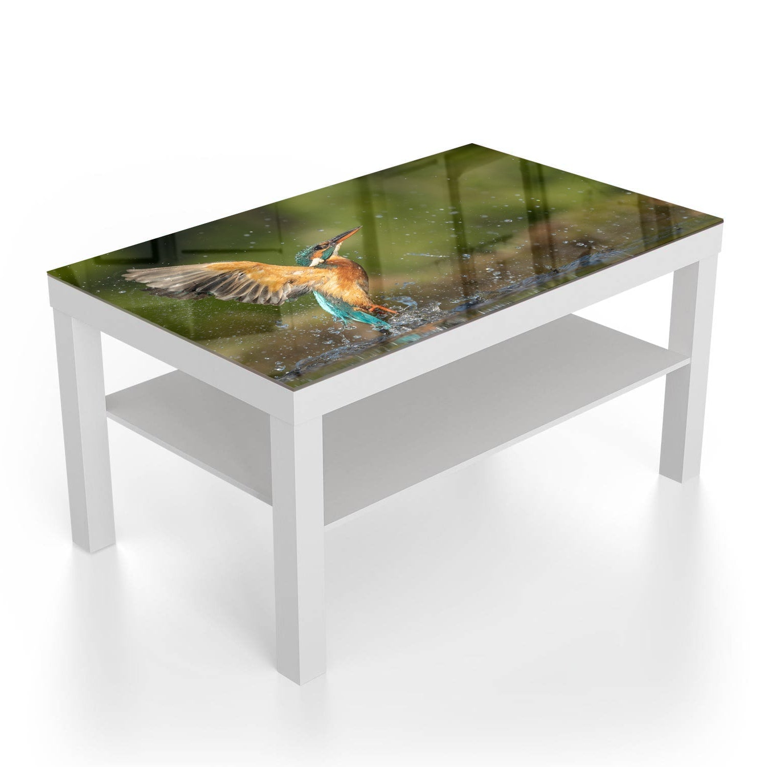 Salontafel 90x55 - Gehard Glas - Ijsvogel