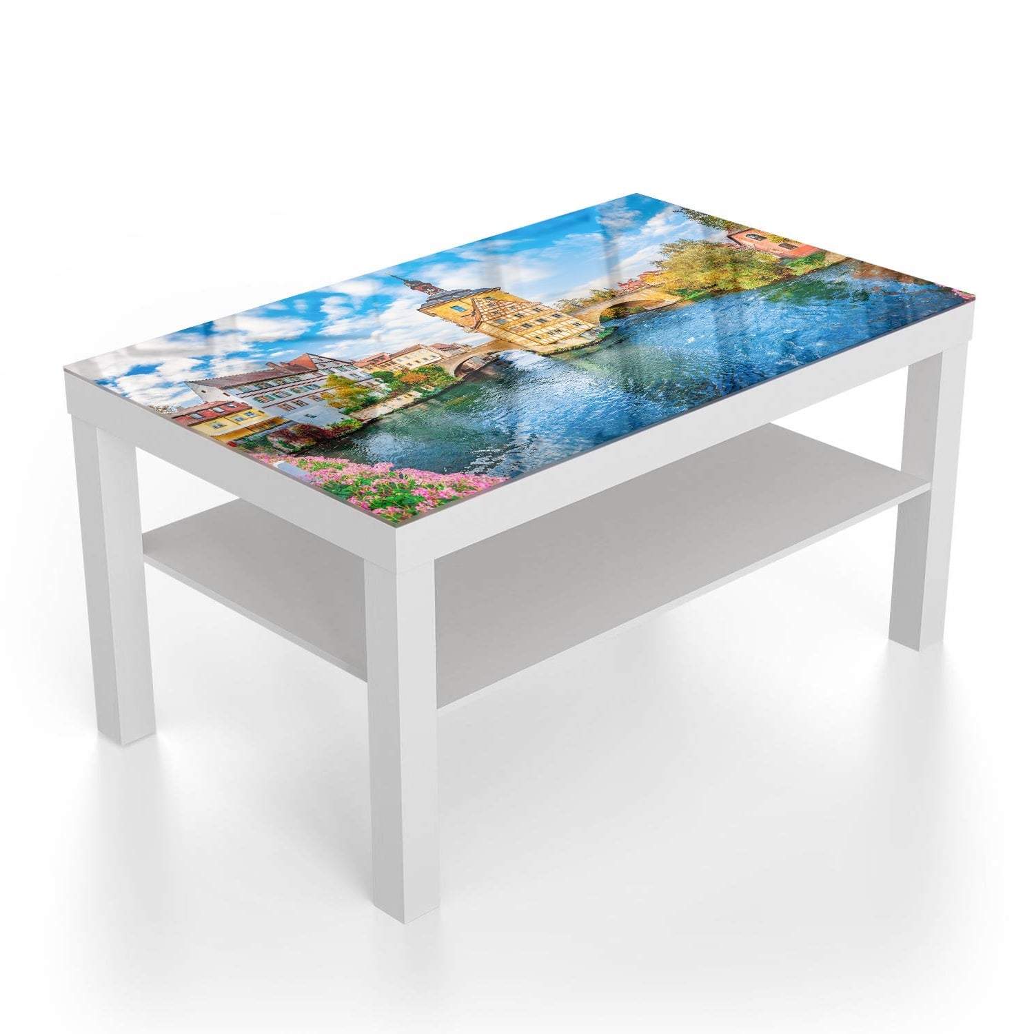 Salontafel 90x55 - Gehard Glas - Oude Stad van Bamberg