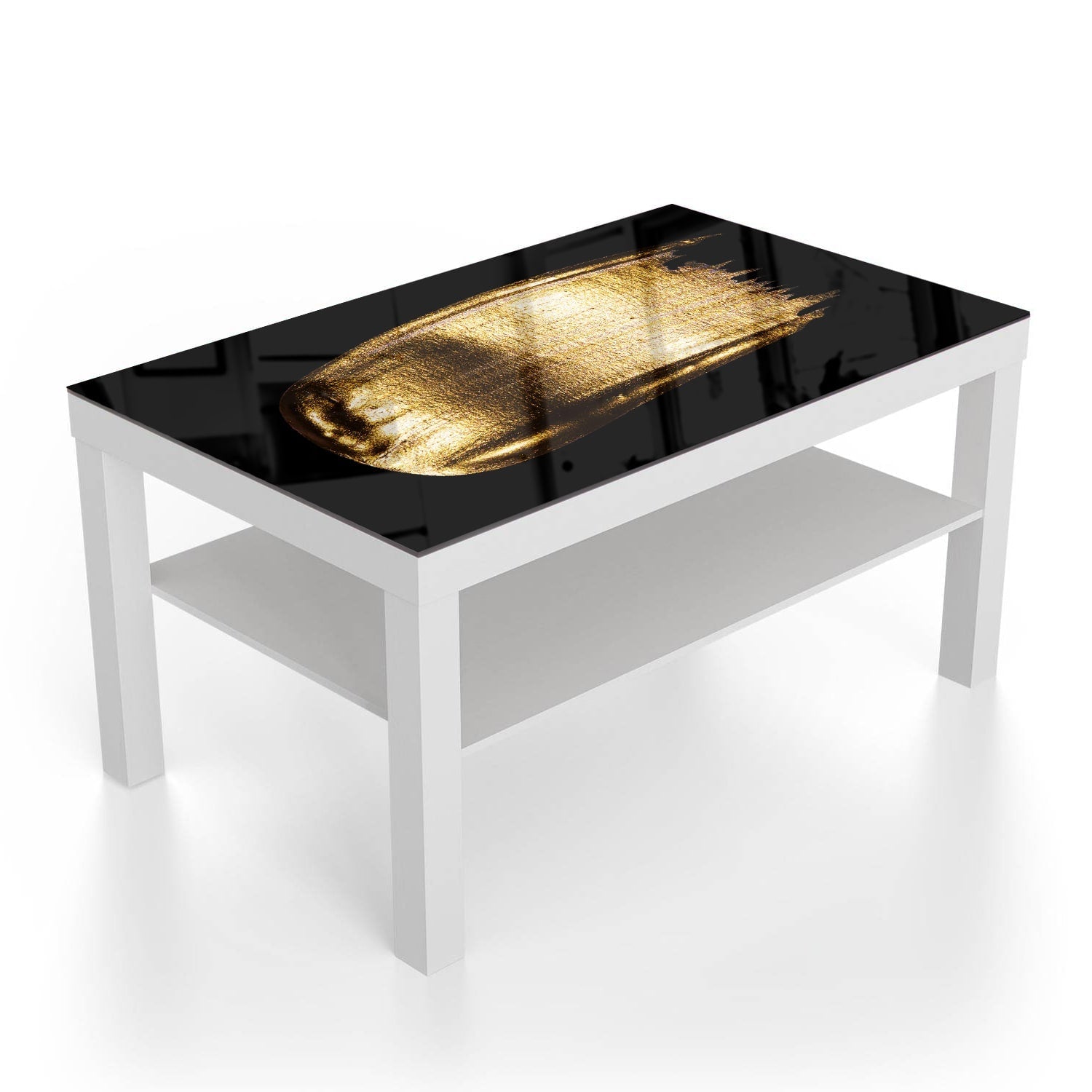 Salontafel 90x55 - Gehard Glas - Gouden kwaststreek