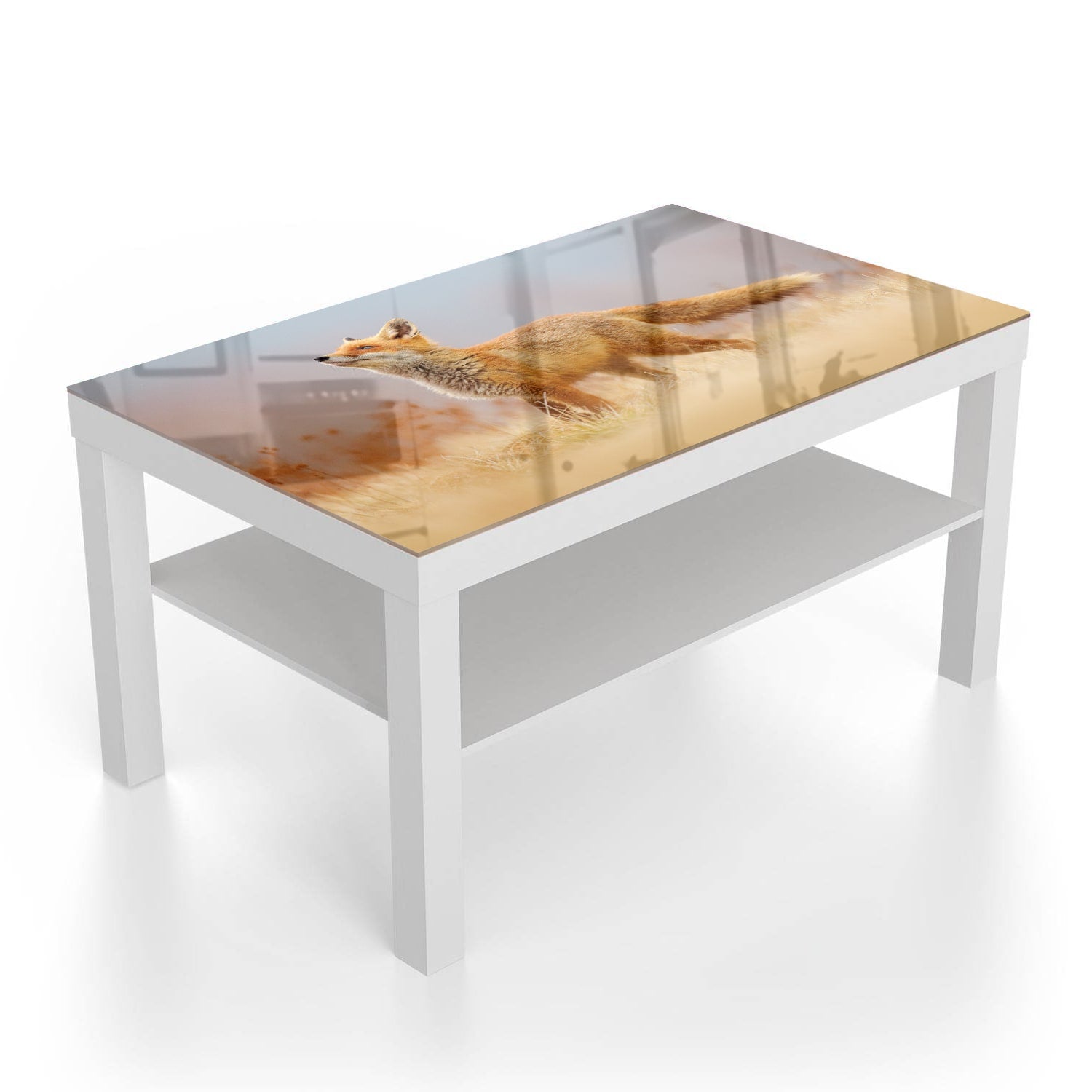 Salontafel 90x55 - Gehard Glas - Rode Vos