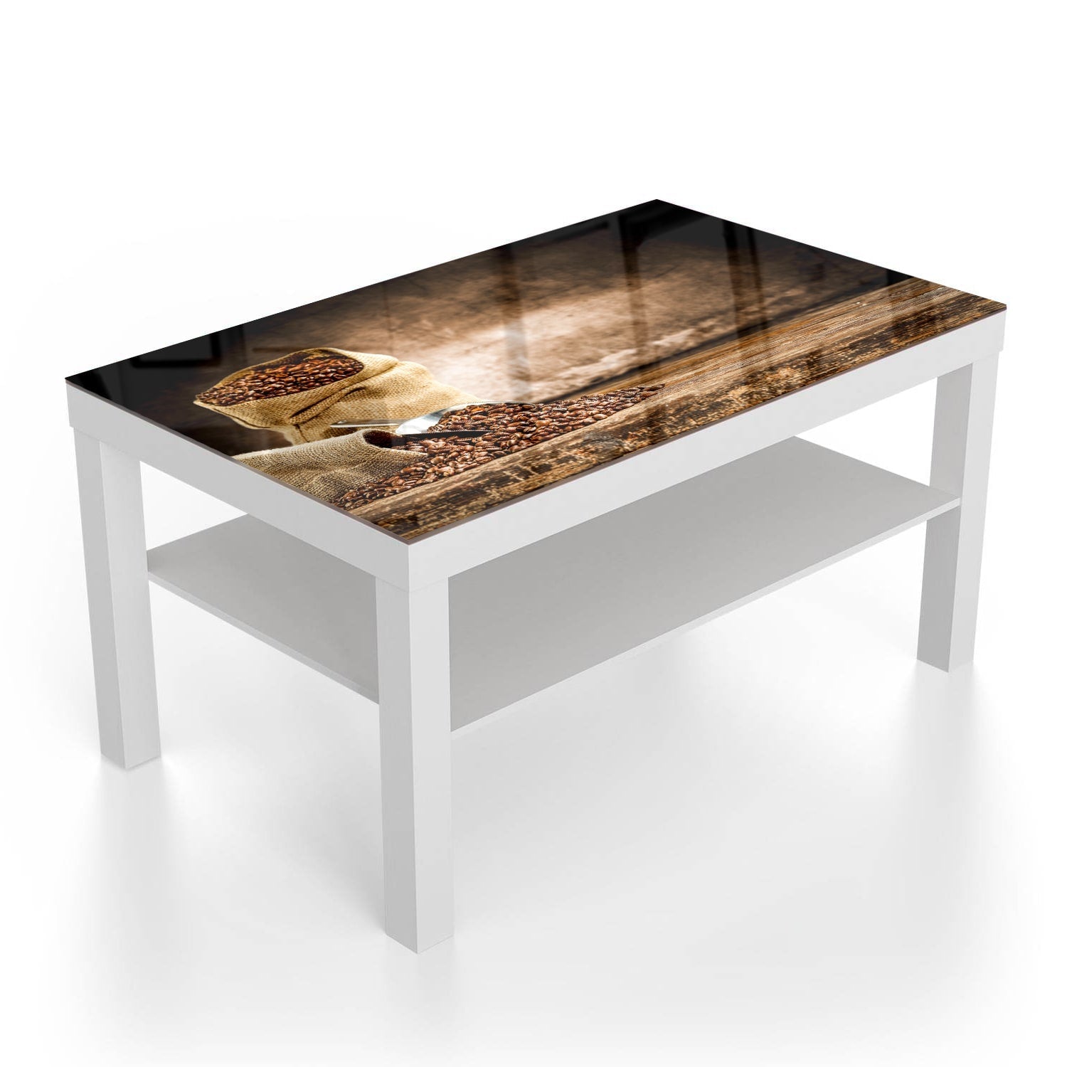 Salontafel 90x55 - Gehard Glas - Aroma van Koffie