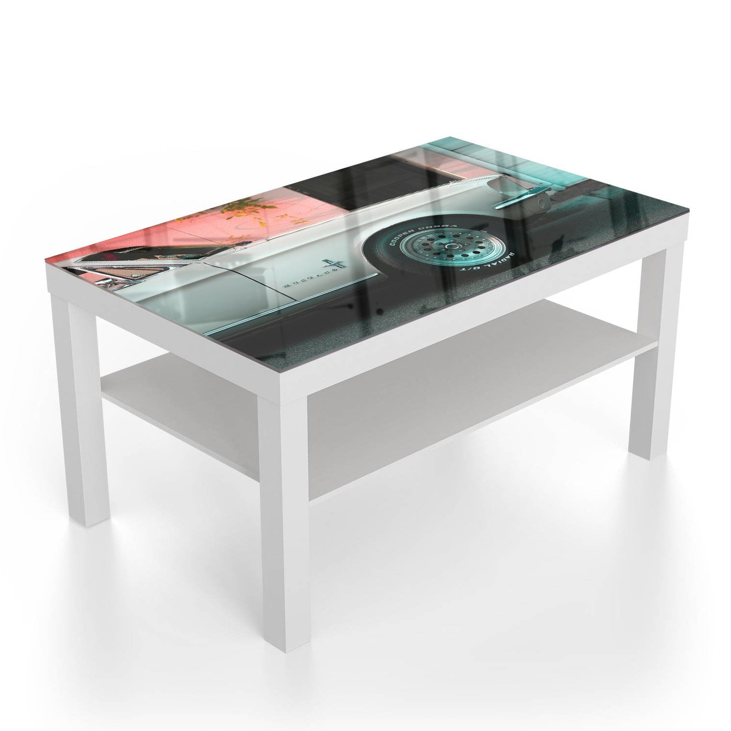 Salontafel 90x55 - Gehard Glas - Ford Mustang