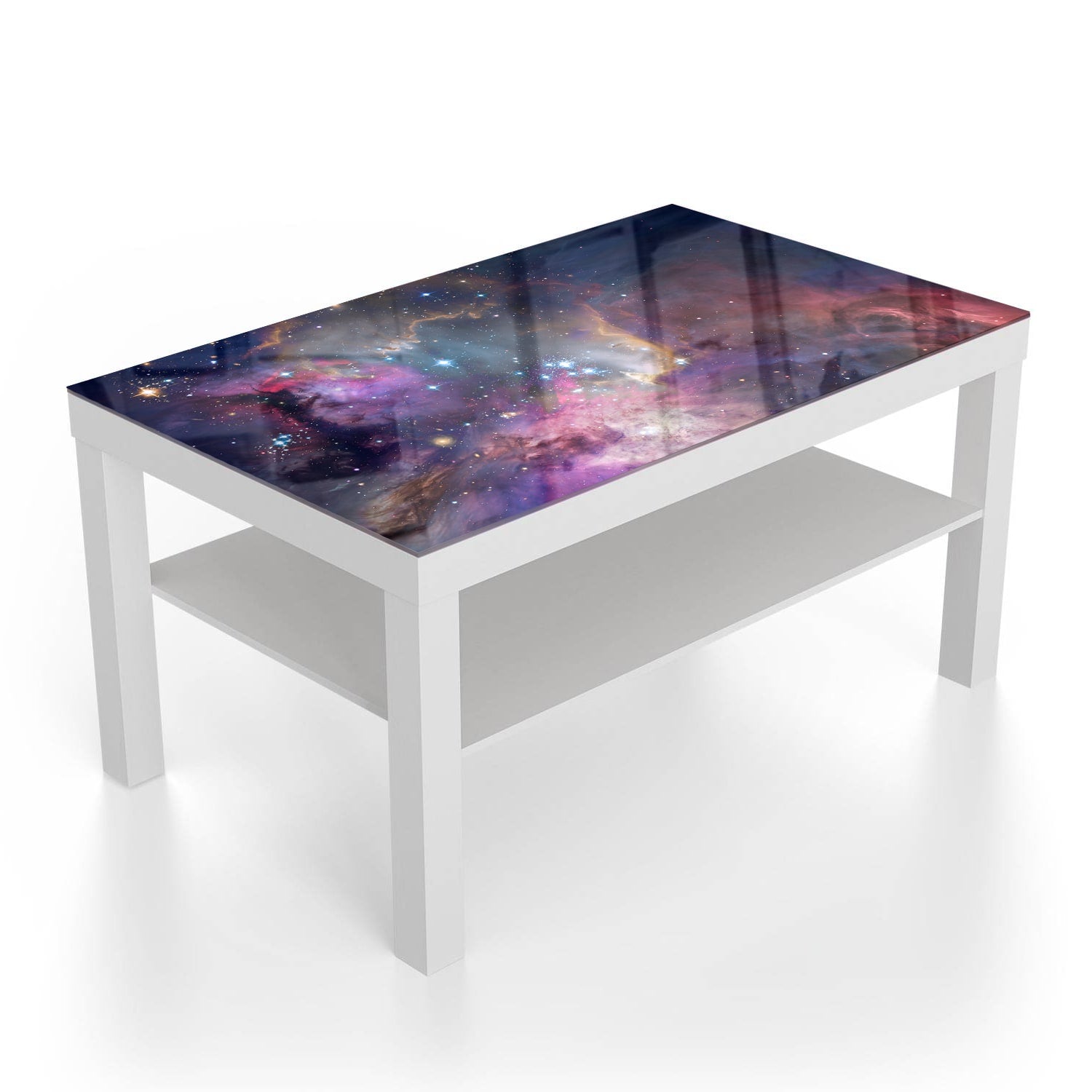 Salontafel 90x55 - Gehard Glas - Kleuren van de Melkweg