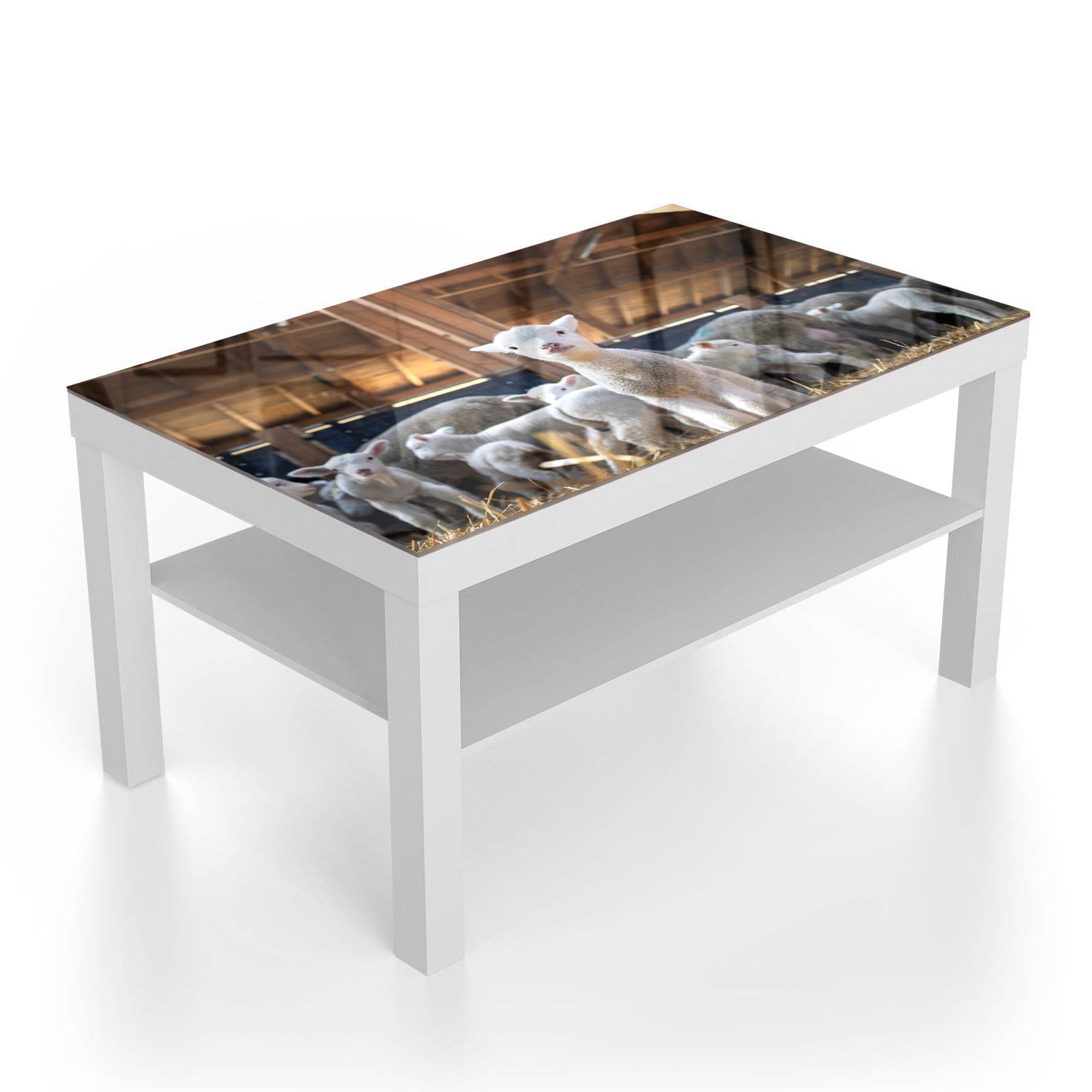 Salontafel 90x55 - Gehard Glas - Lammetje