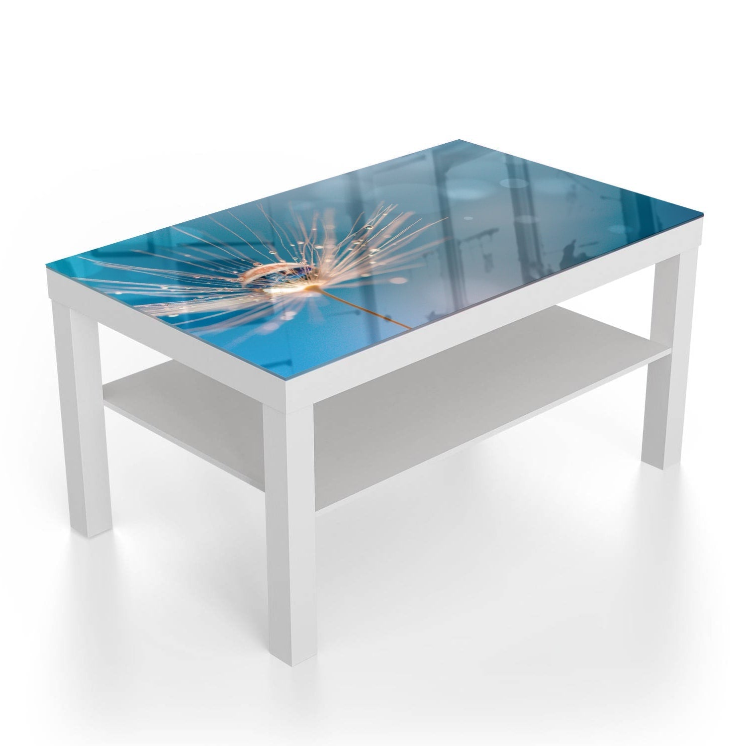 Salontafel 90x55 - Gehard Glas - Natte Paardenbloem