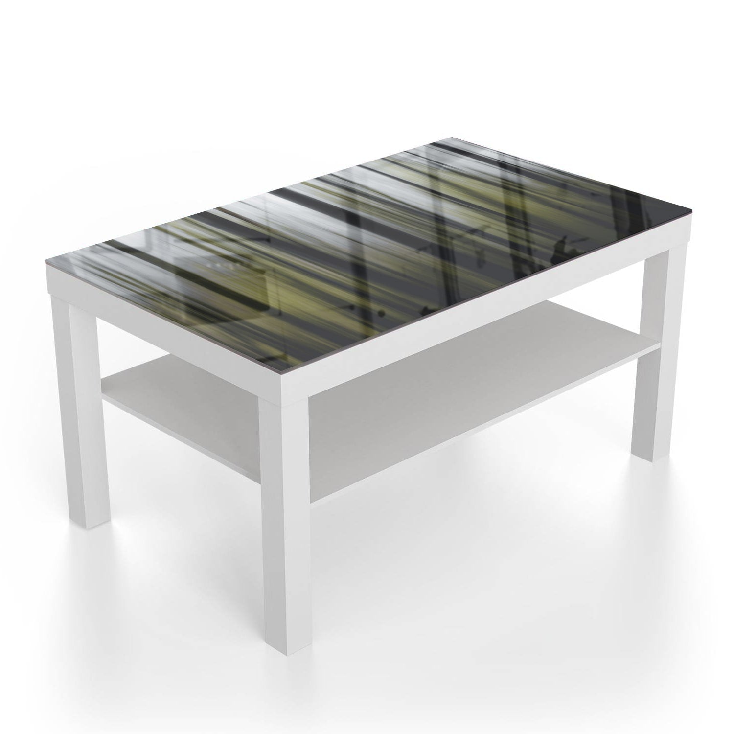 Salontafel 90x55 - Gehard Glas - Abstract Boslandschap