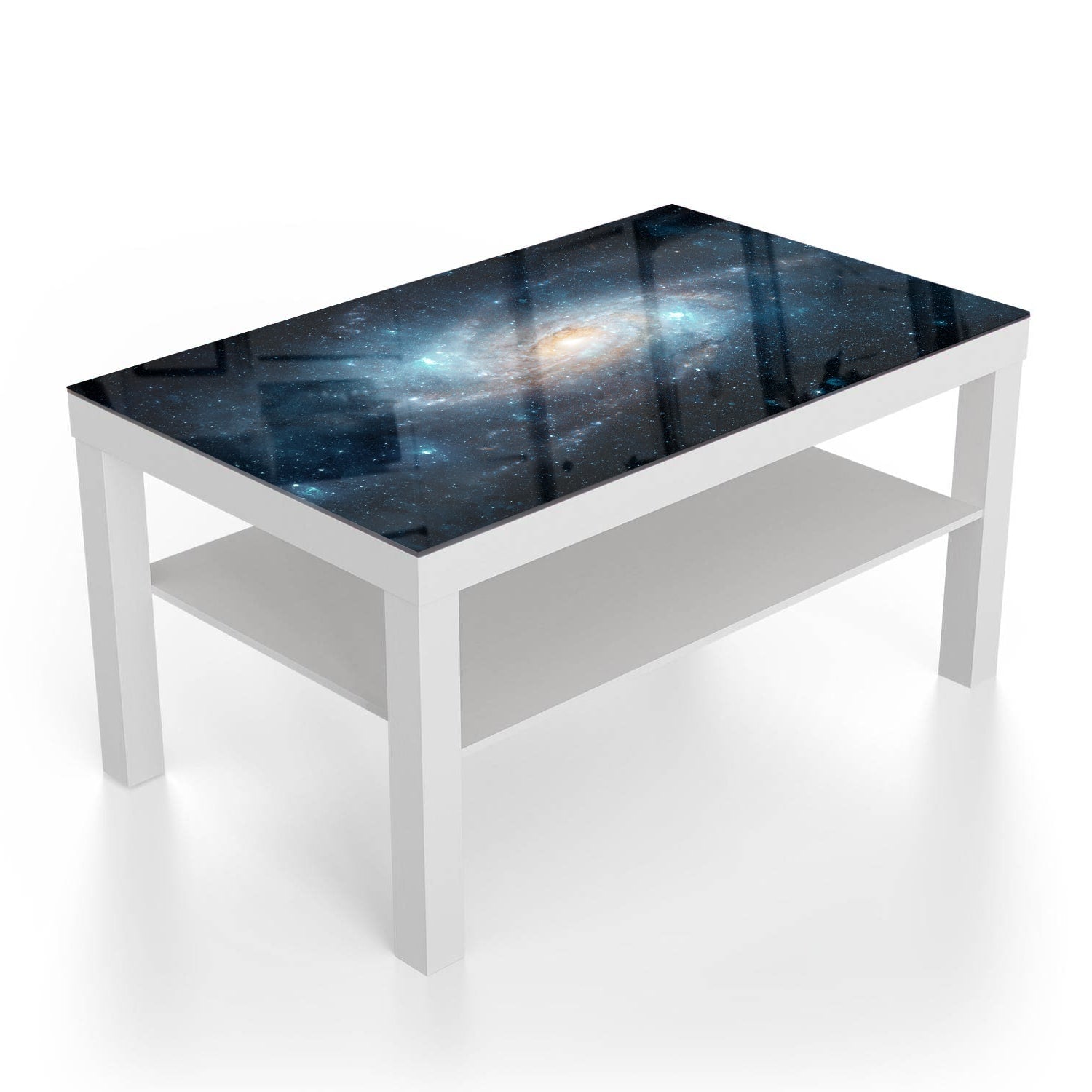 Salontafel 90x55 - Gehard Glas - Spiraalvormig Sterrenstelsel