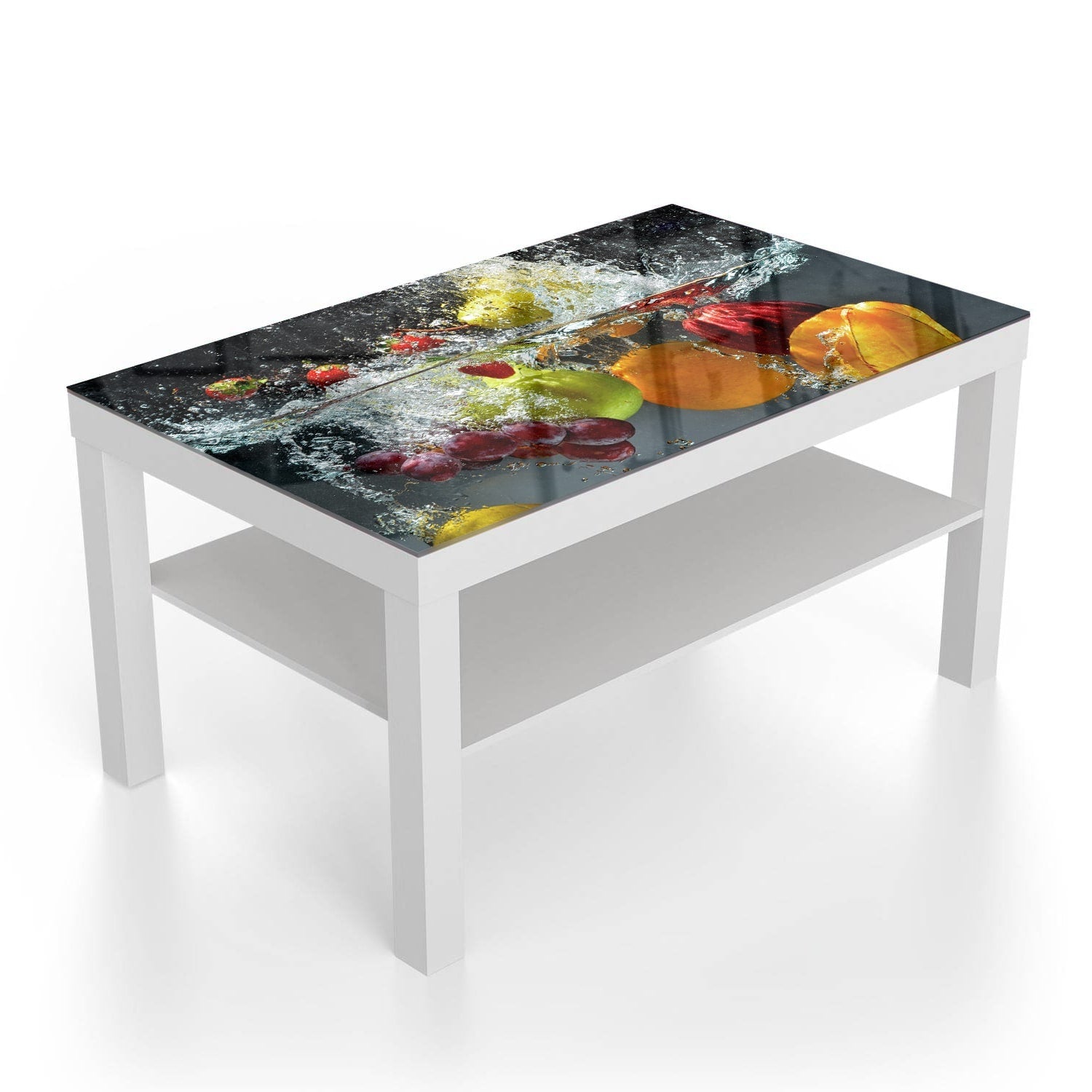 Salontafel 90x55 - Gehard Glas - Fruit Splash