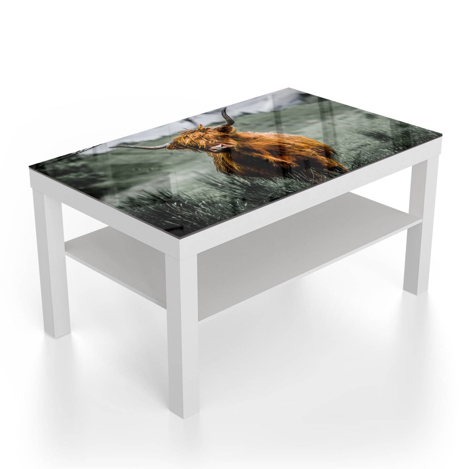 Salontafel 90x55 - Gehard Glas - Schotse Hooglander