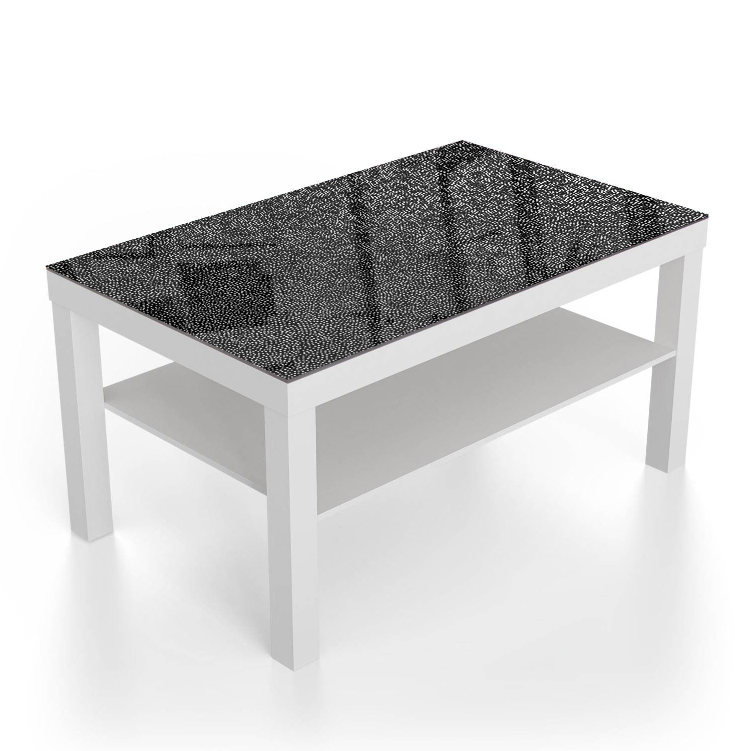 Salontafel 90x55 - Gehard Glas - Stippel Textuur