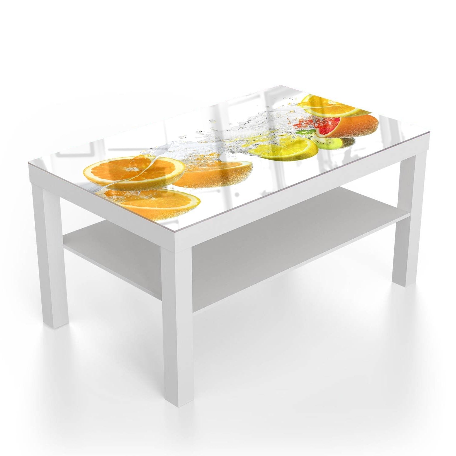 Salontafel 90x55 - Gehard Glas - Fruitmix Splash
